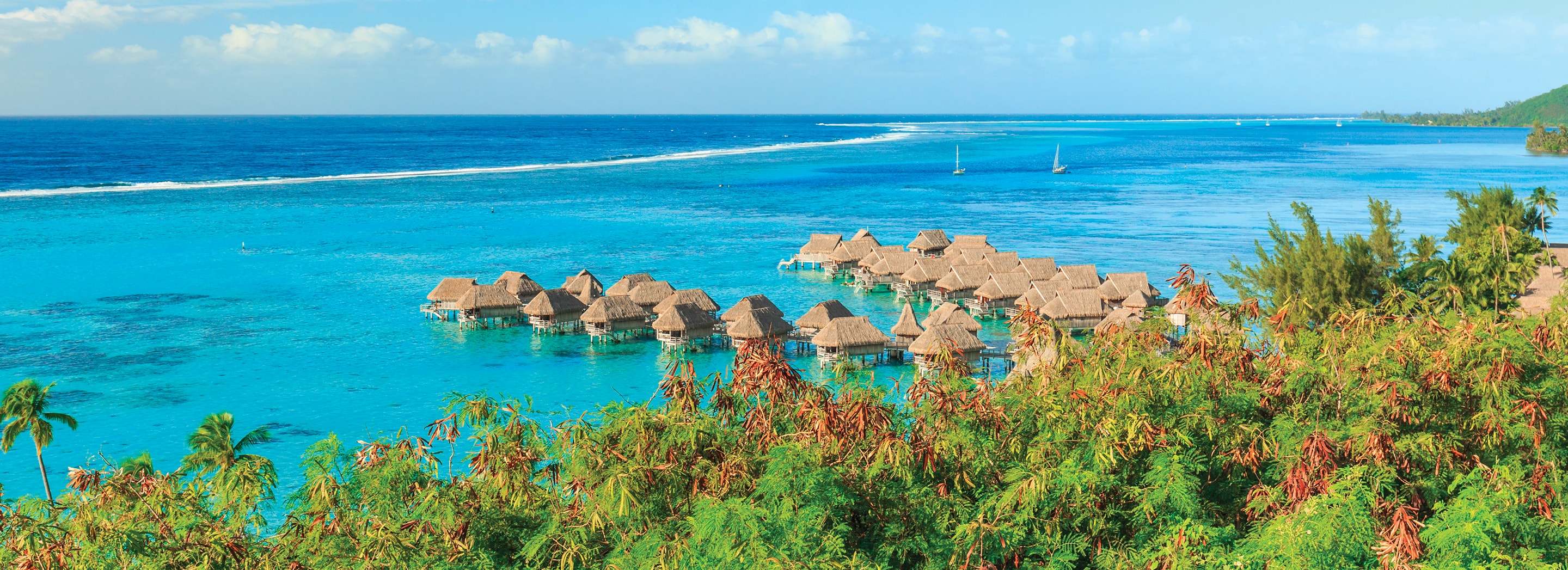 Von Kreuzfahrten besuchte Häfen in FranzösischPolynesien Mit Flug