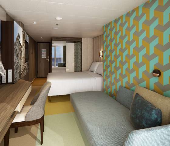 Kabinen Der Costa Smeralda Innen Aussen Suite Costa Kreuzfahrten