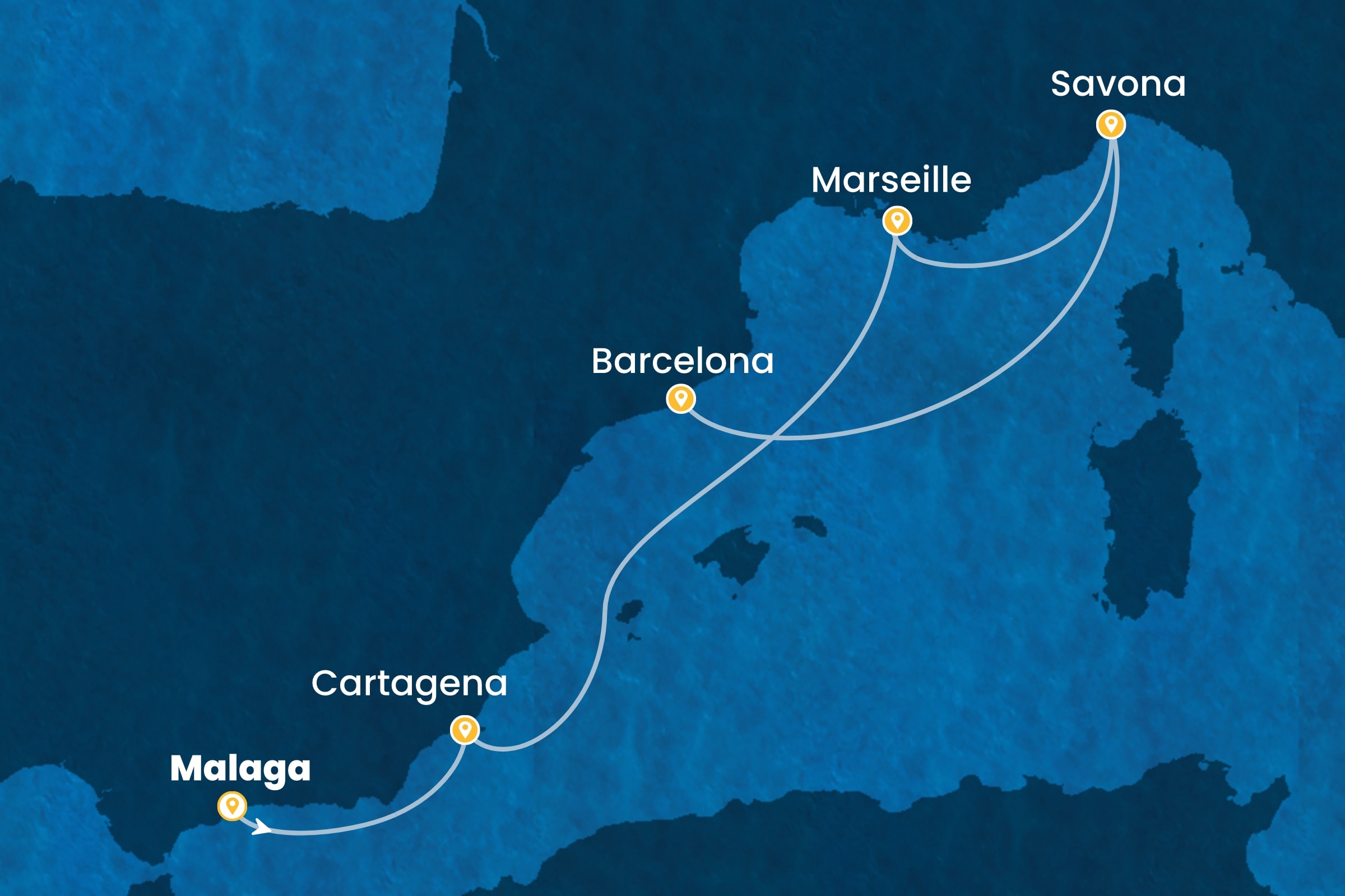 Westliches Mittelmeer ab Malaga