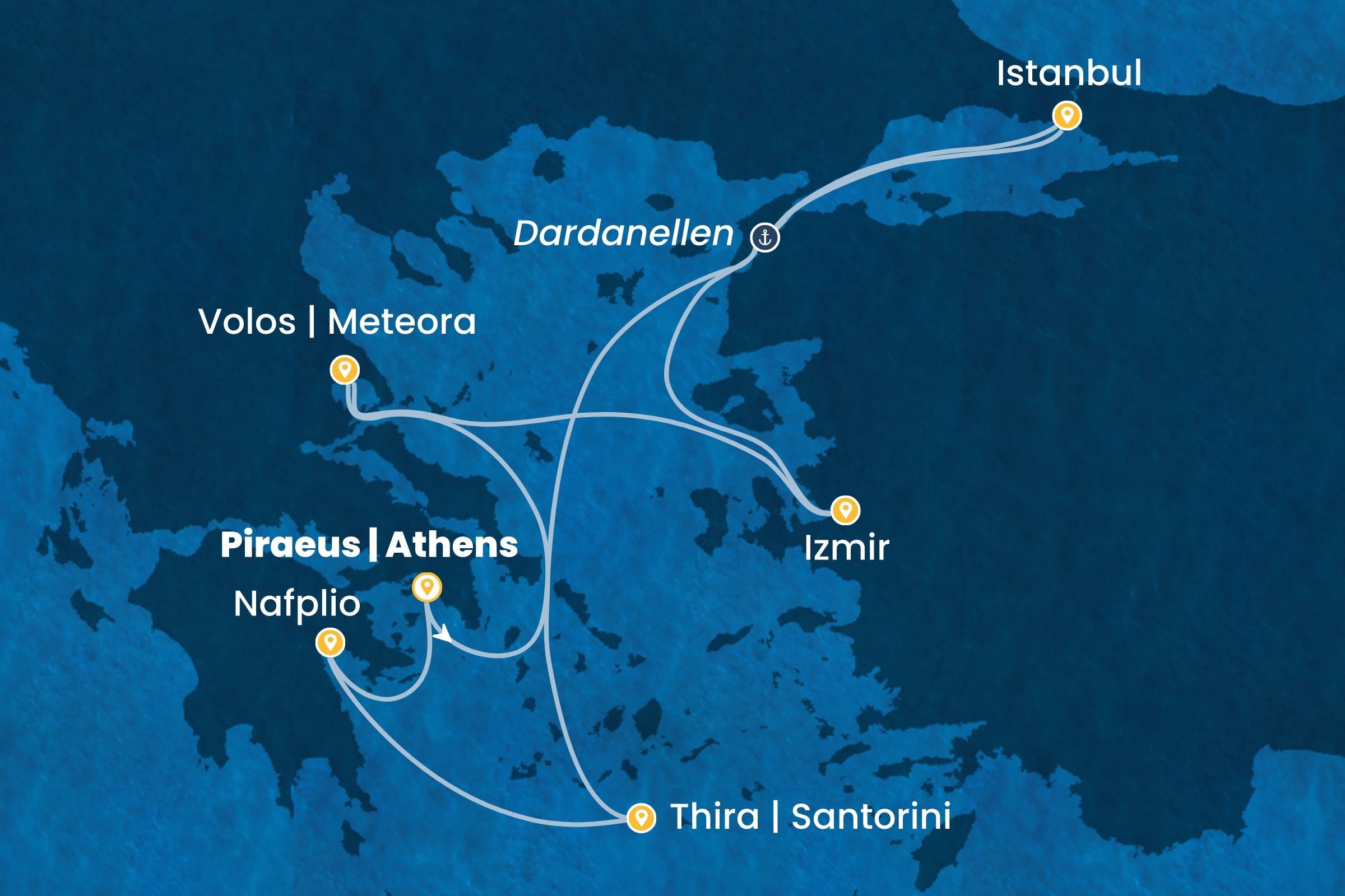 Östliches Mittelmeer ab Piräus | Athen
