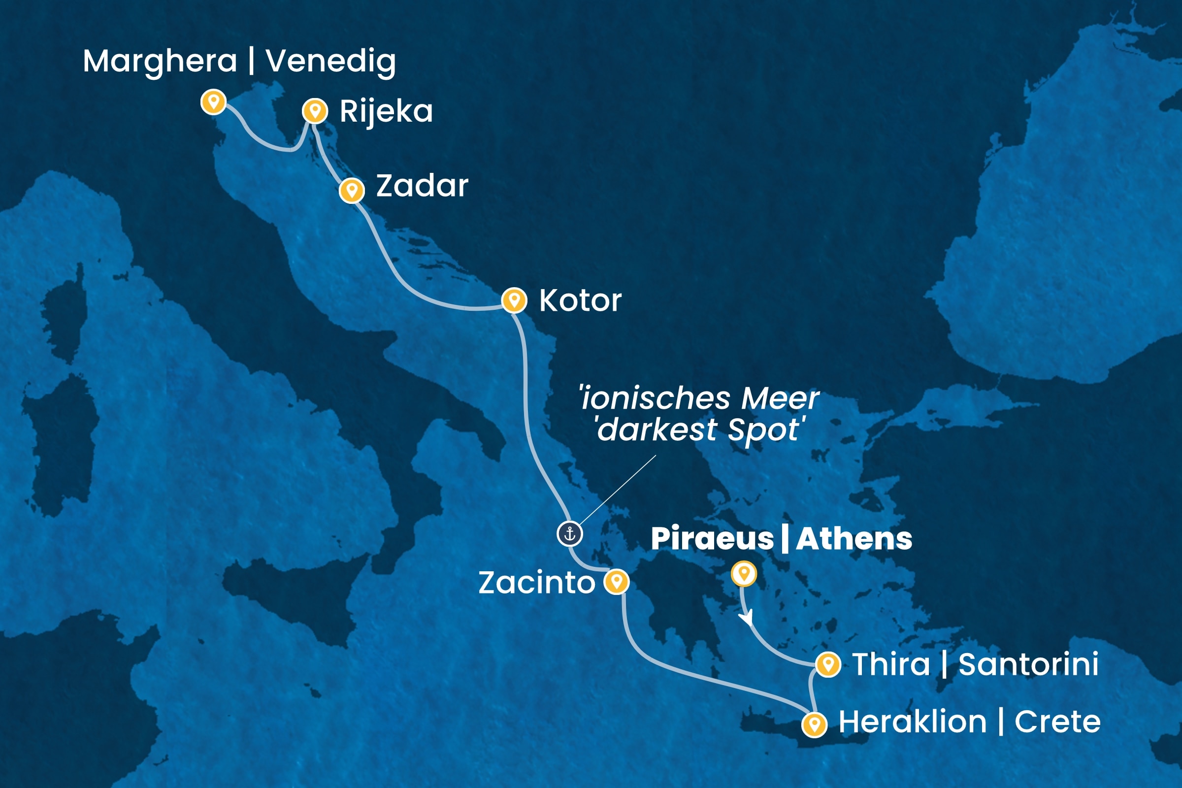 Östliches Mittelmeer ab Piräus | Athen