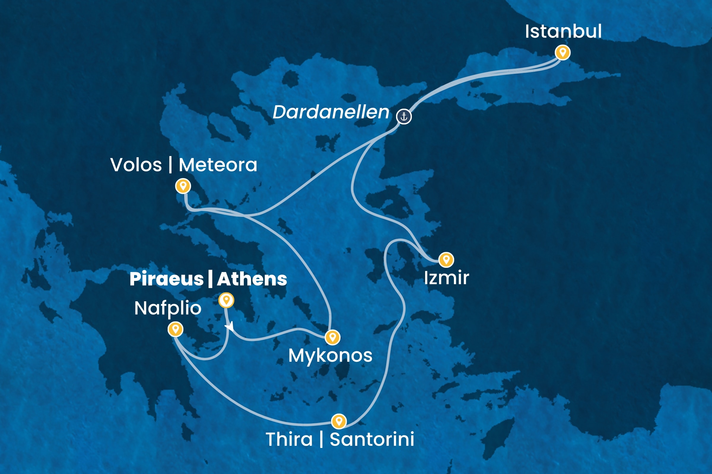 Östliches Mittelmeer ab Piräus | Athen