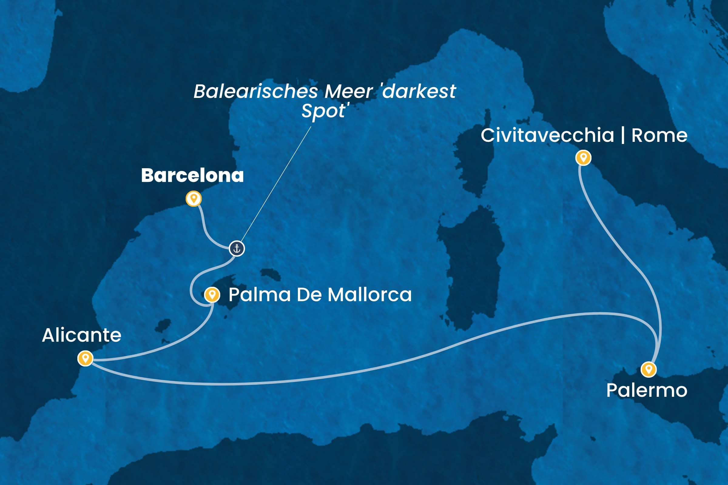Westliches Mittelmeer ab Barcelona