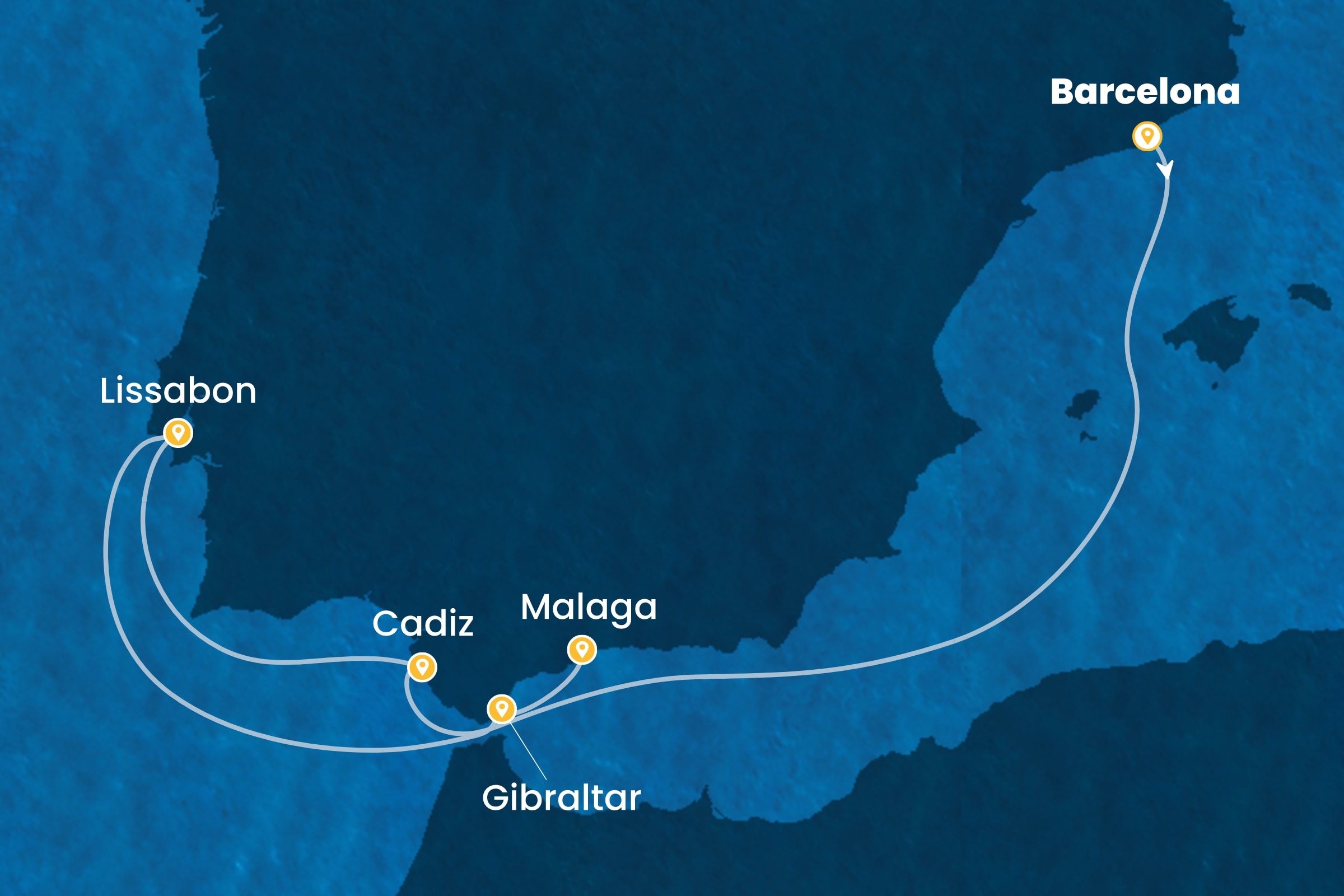 Westliches Mittelmeer ab Barcelona