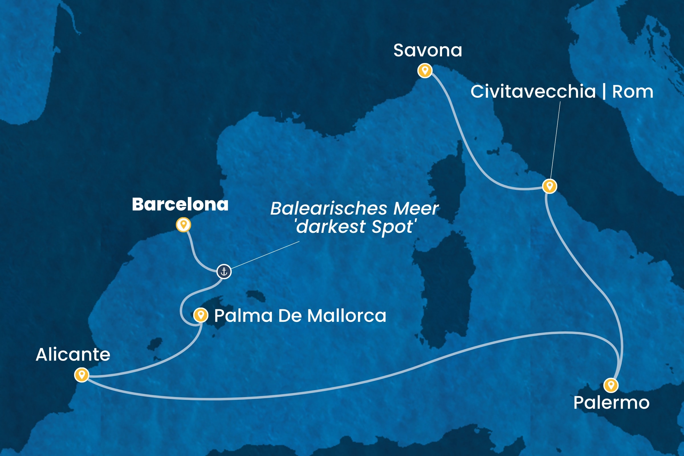 Westliches Mittelmeer ab Barcelona