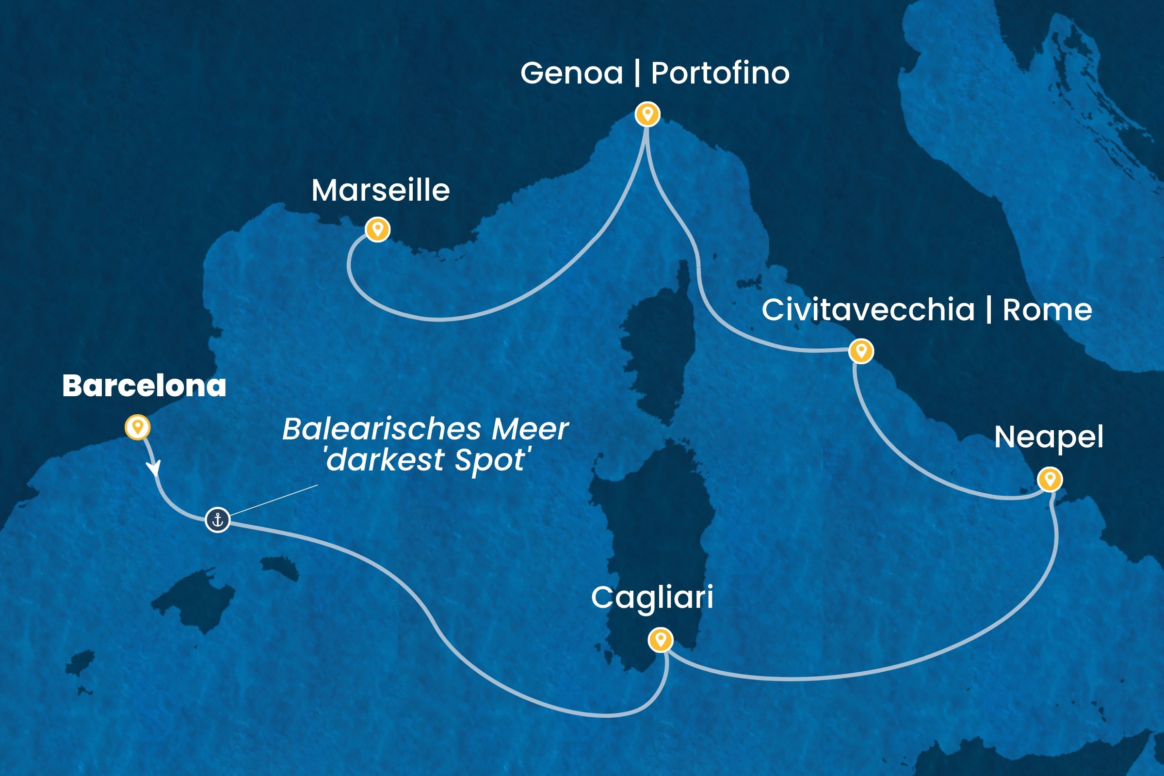 Westliches Mittelmeer ab Barcelona