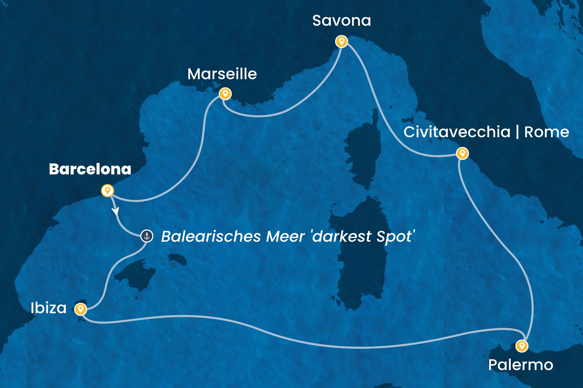 Westliches Mittelmeer ab Barcelona