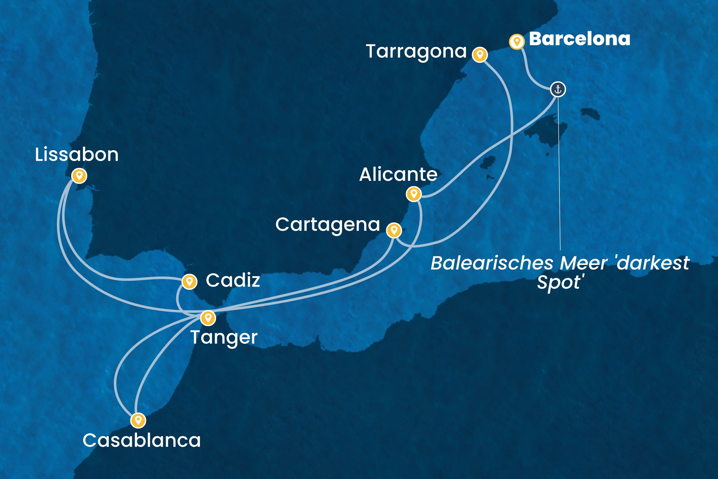 Westliches Mittelmeer ab Barcelona