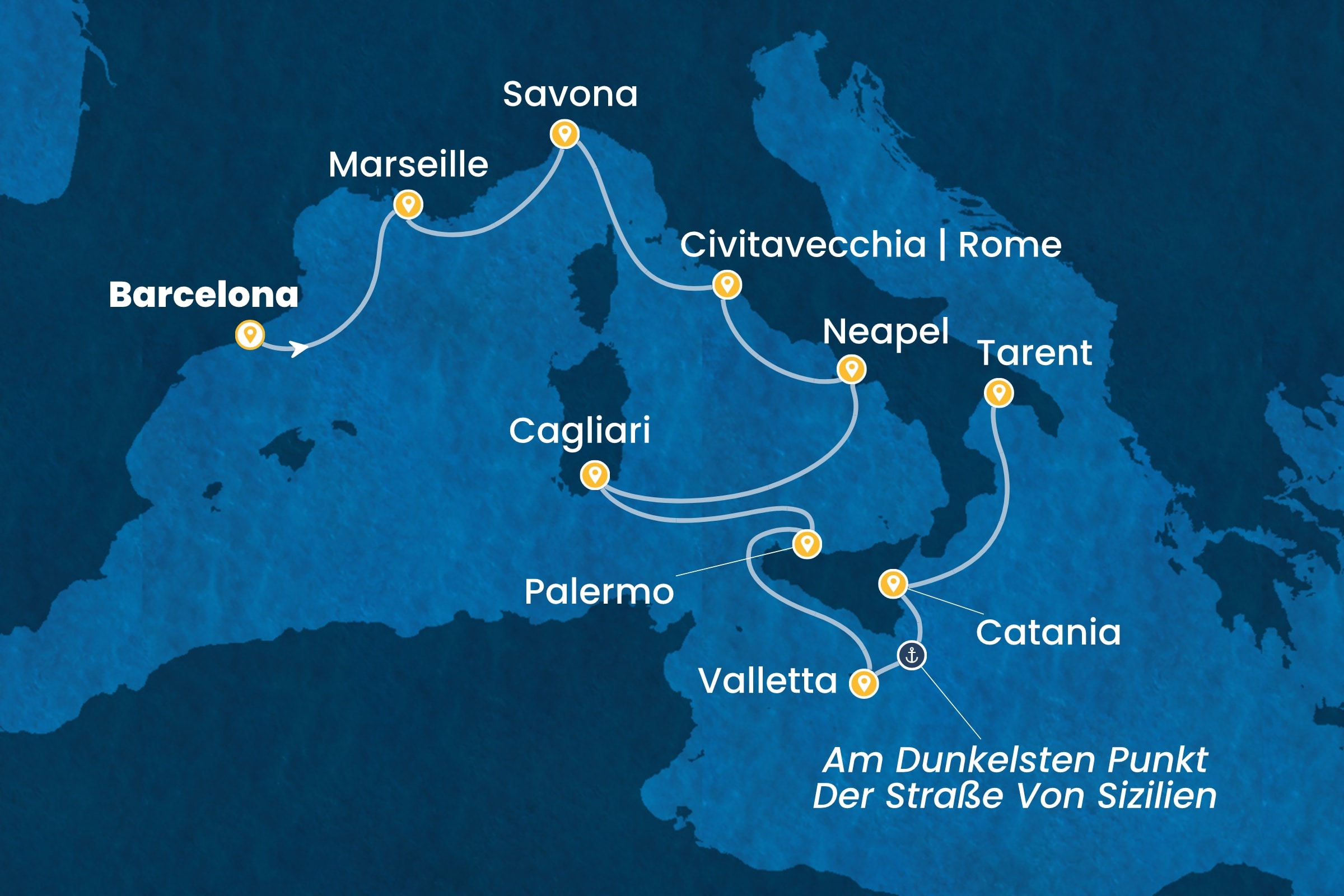 Östliches Mittelmeer ab Barcelona