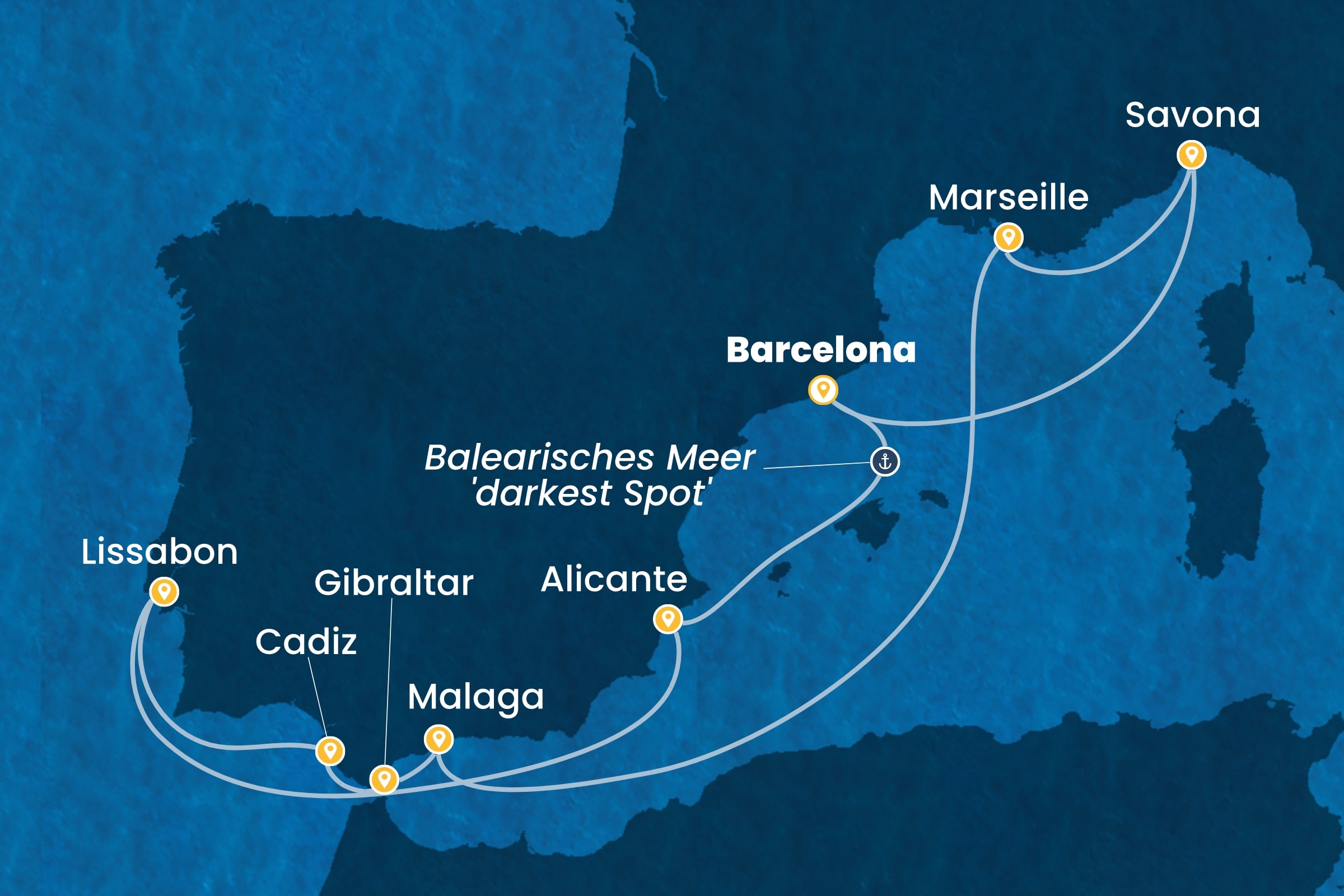 Westliches Mittelmeer ab Barcelona