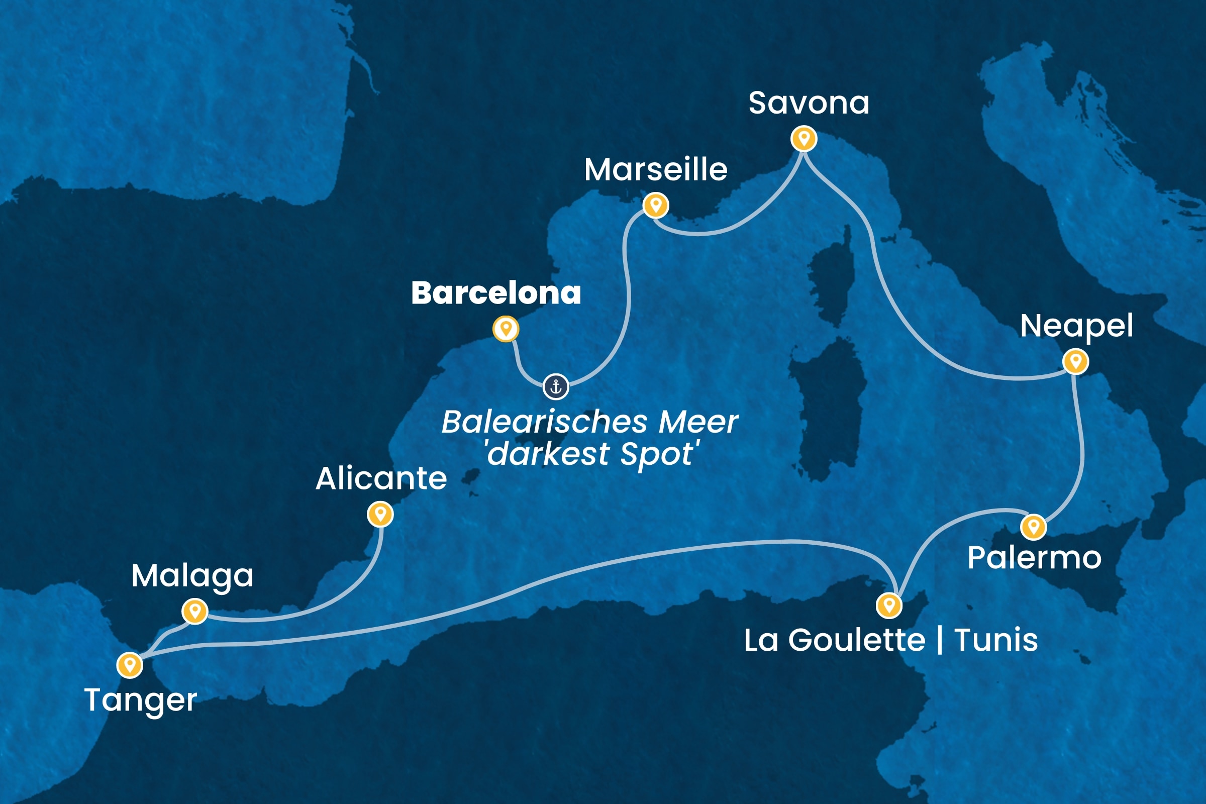 Westliches Mittelmeer ab Barcelona