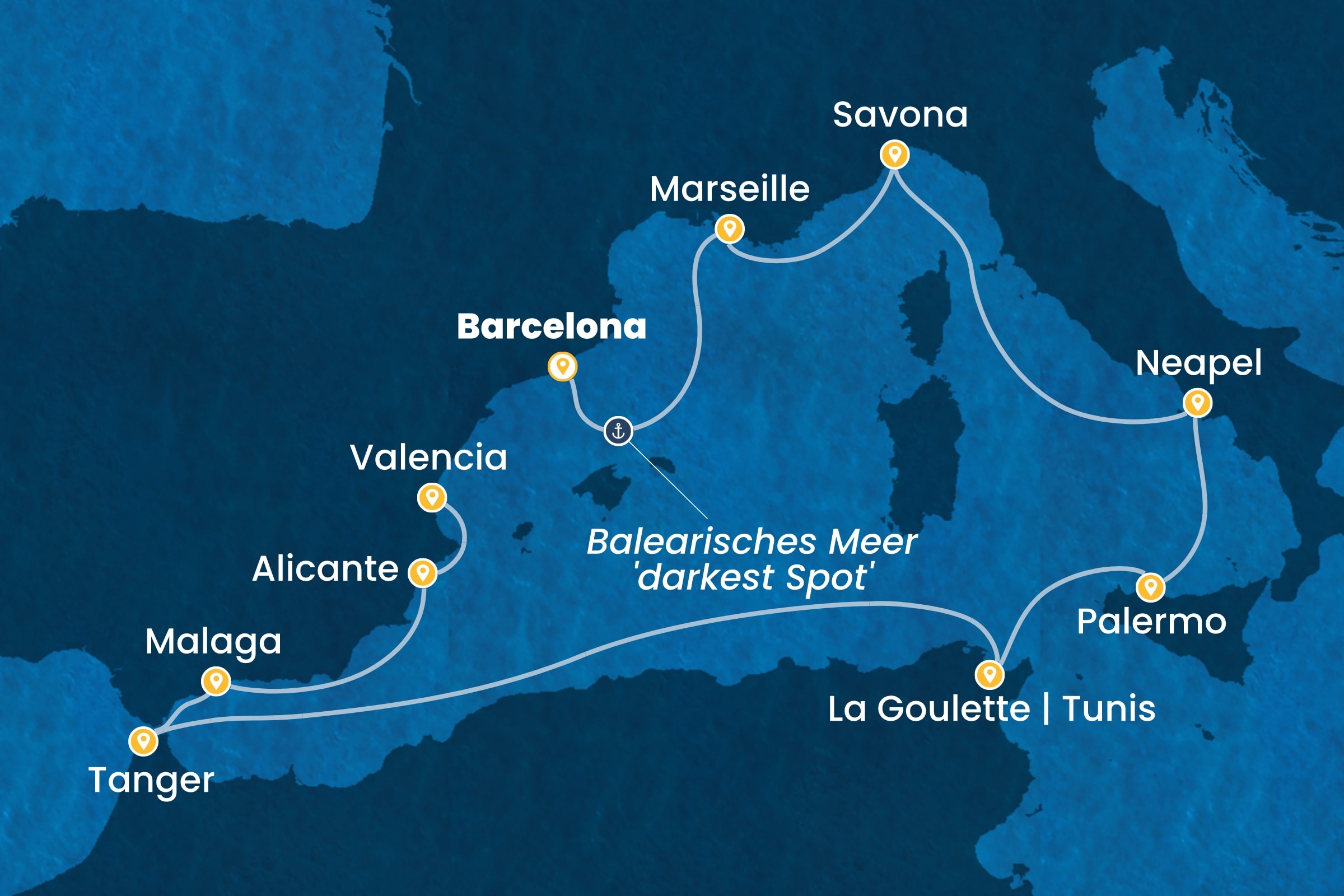 Westliches Mittelmeer ab Barcelona