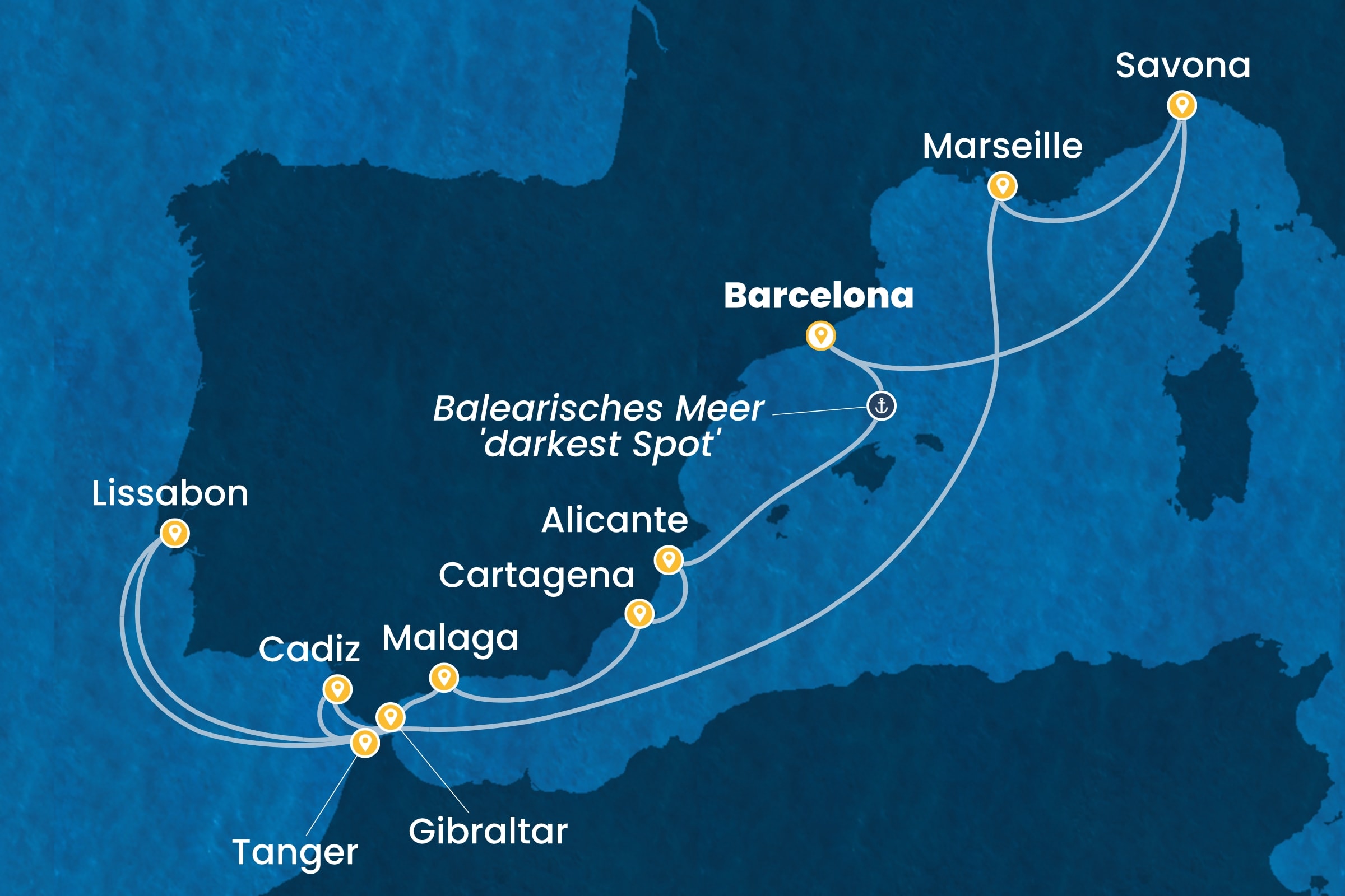 Westliches Mittelmeer ab Barcelona