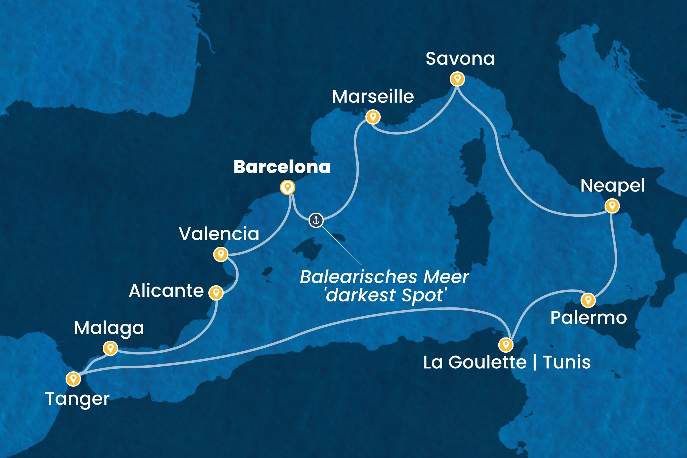 Westliches Mittelmeer ab Barcelona