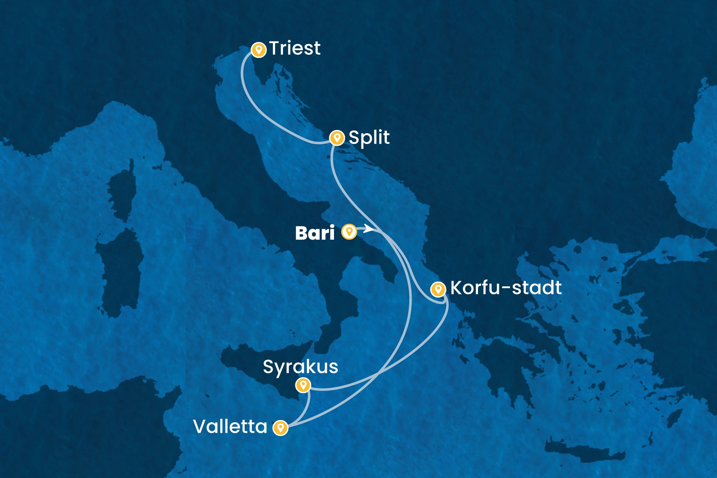 Östliches Mittelmeer ab Bari