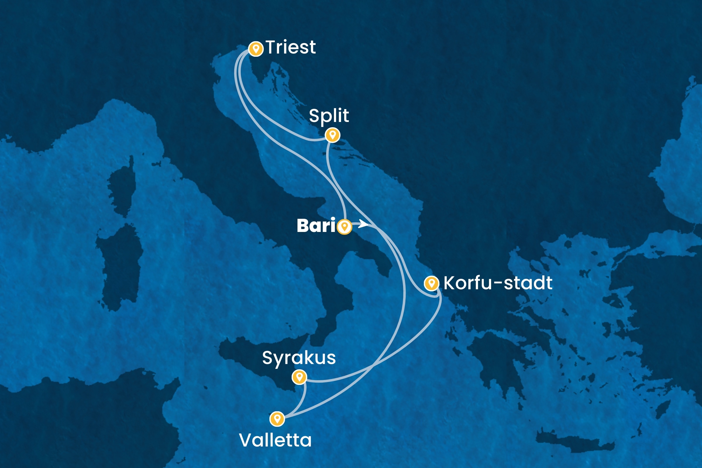 Östliches Mittelmeer ab Bari