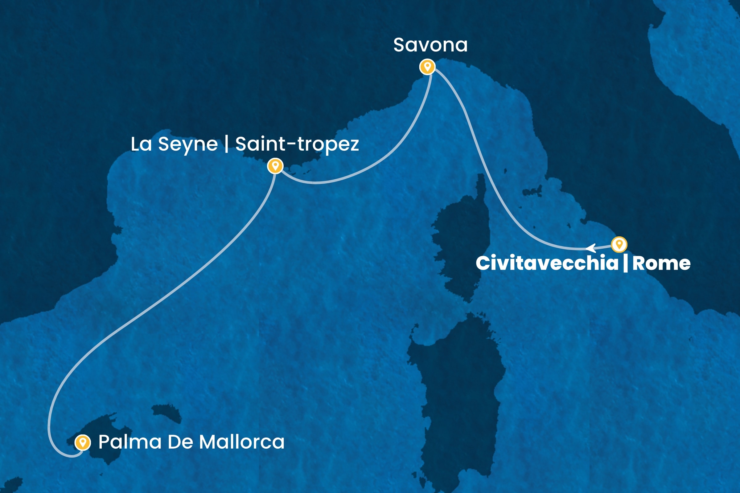 Westliches Mittelmeer ab Civitavecchia | Rom