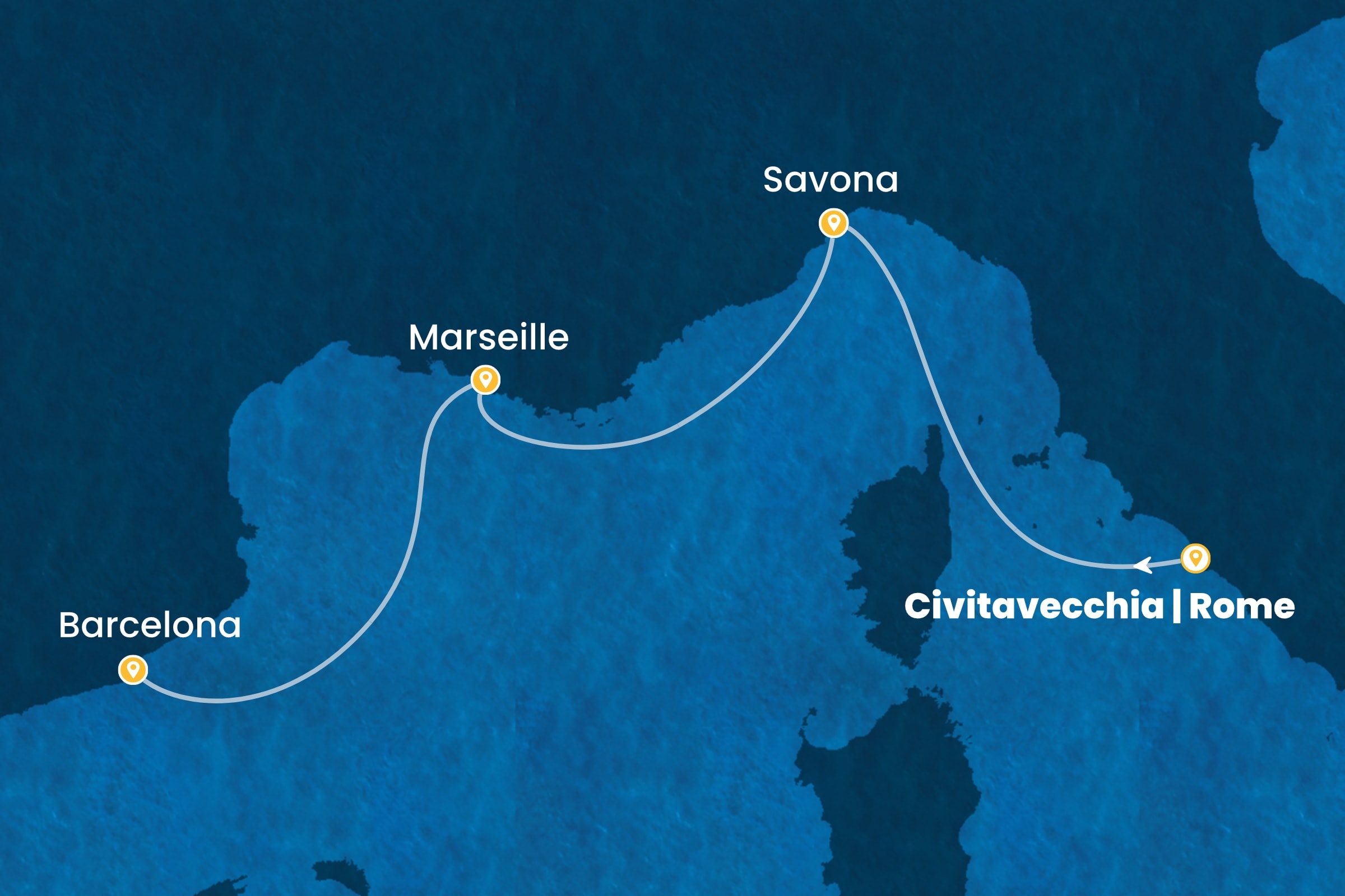 Westliches Mittelmeer ab Civitavecchia | Rom