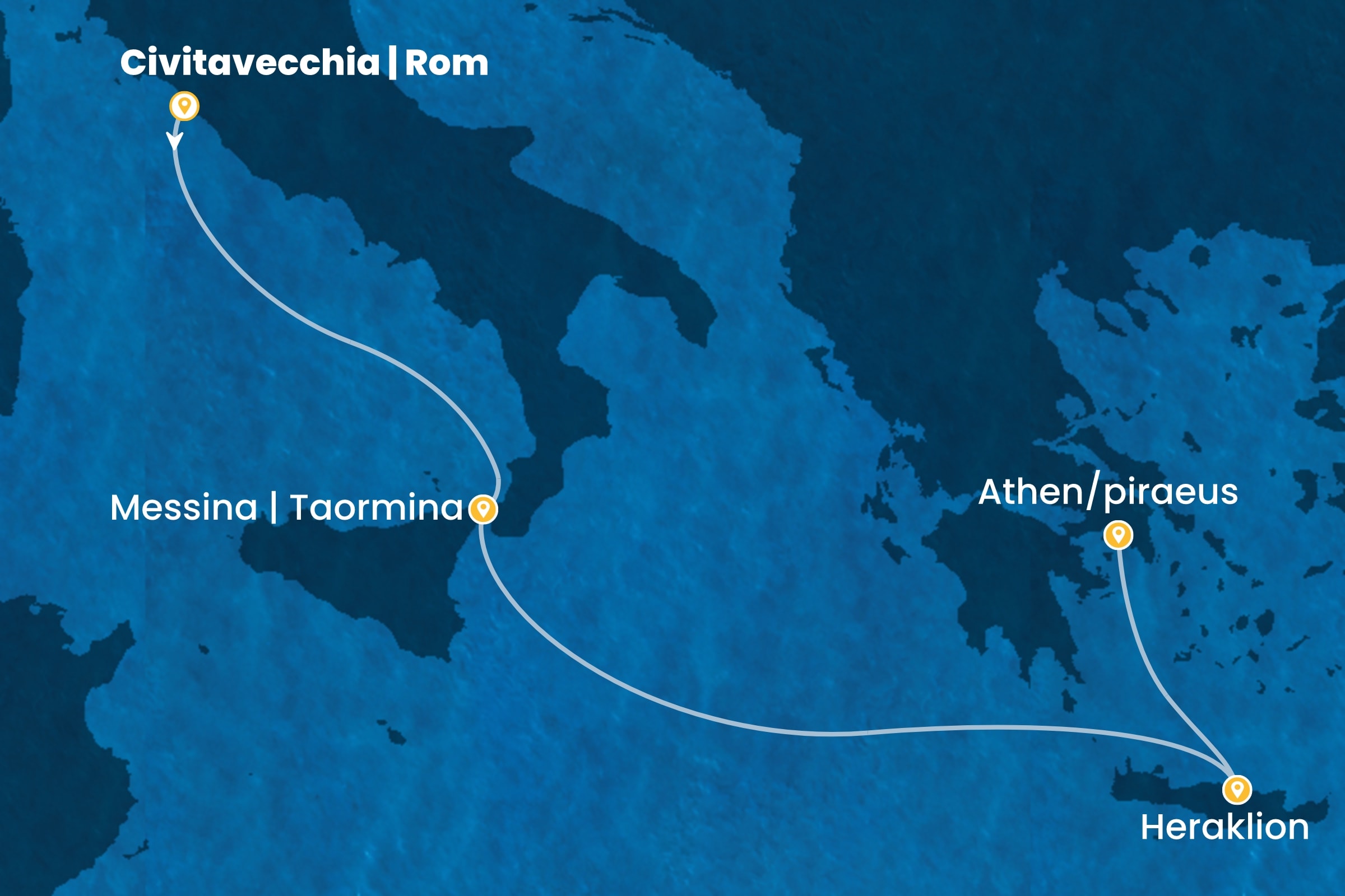 Östliches Mittelmeer ab Civitavecchia | Rom