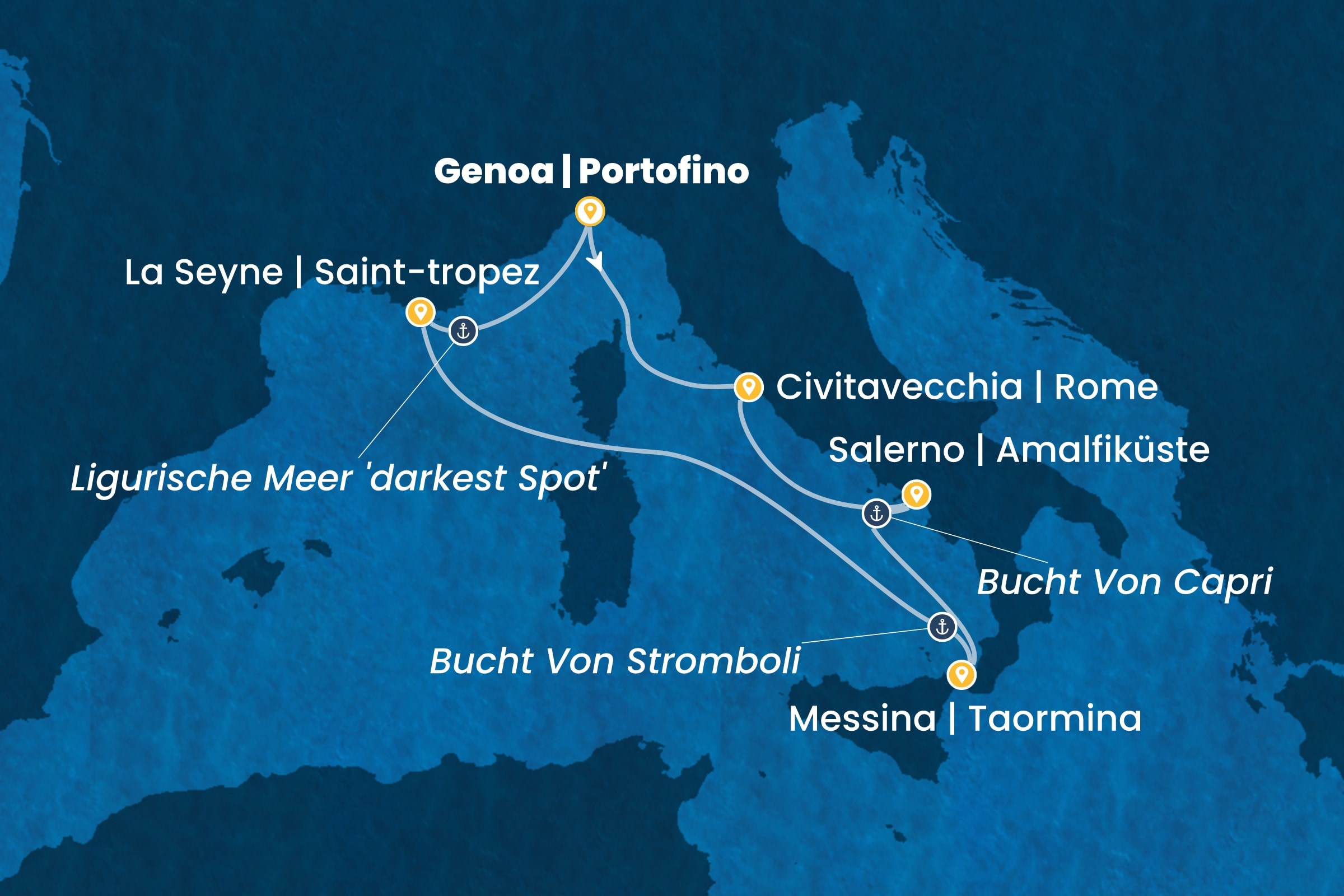 Westliches Mittelmeer ab Genua | Portofino