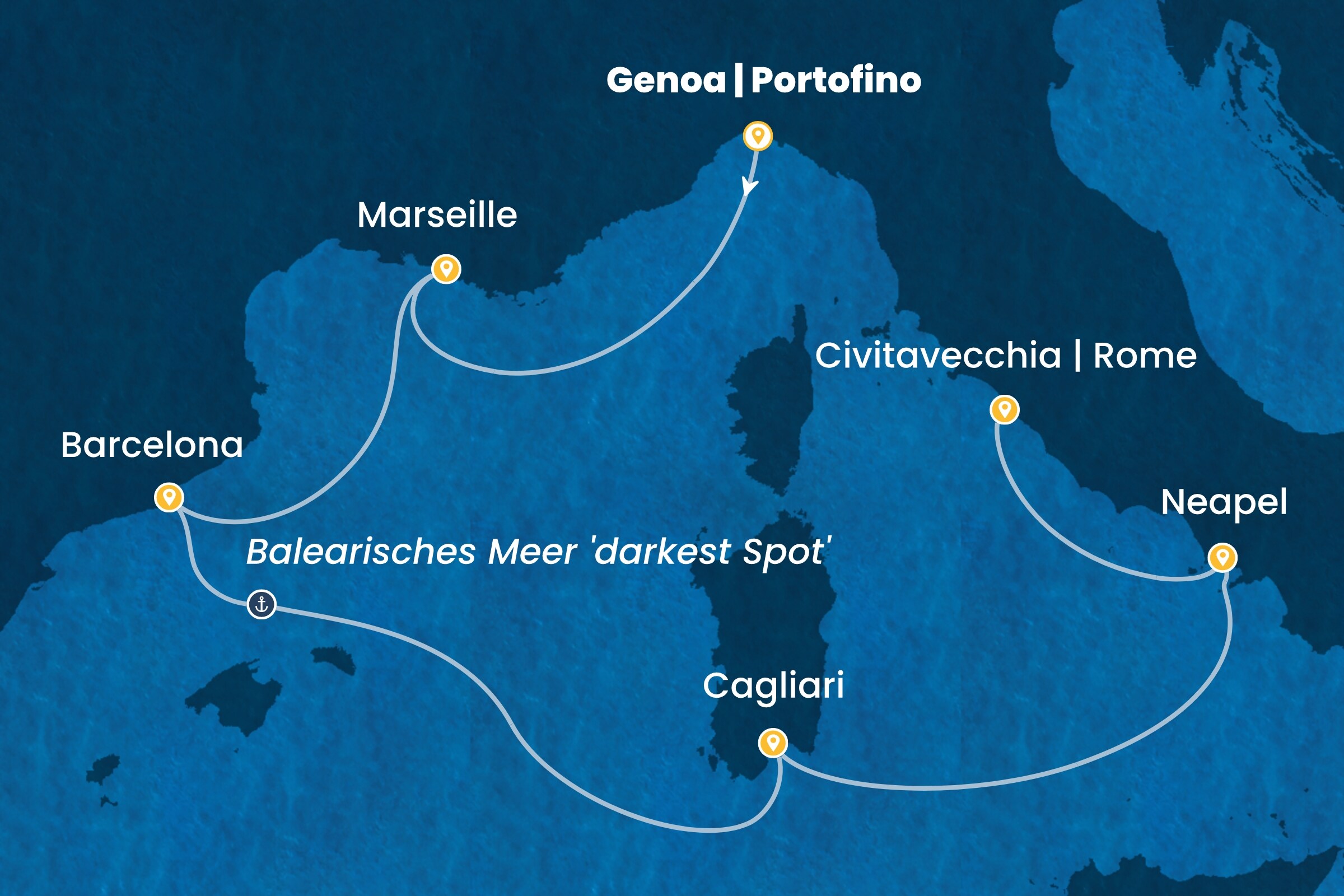 Westliches Mittelmeer ab Genua | Portofino