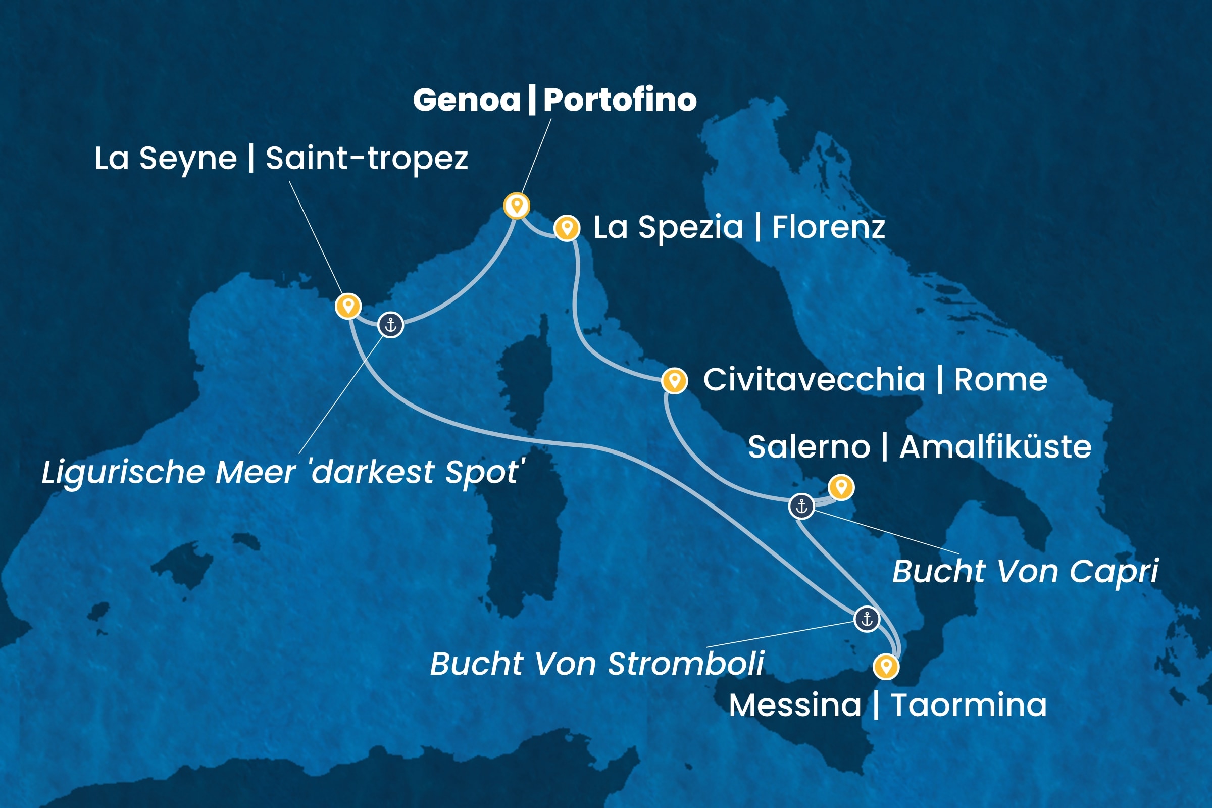 Westliches Mittelmeer ab Genua | Portofino