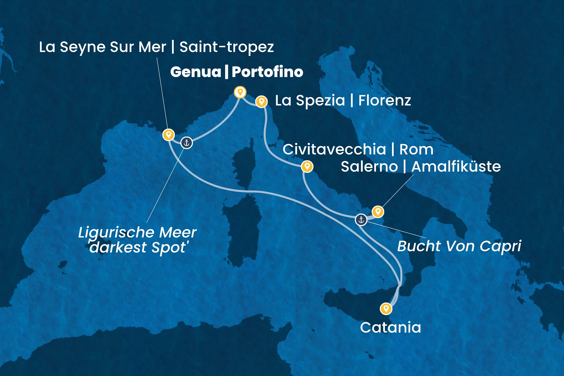 Westliches Mittelmeer ab Genua | Portofino