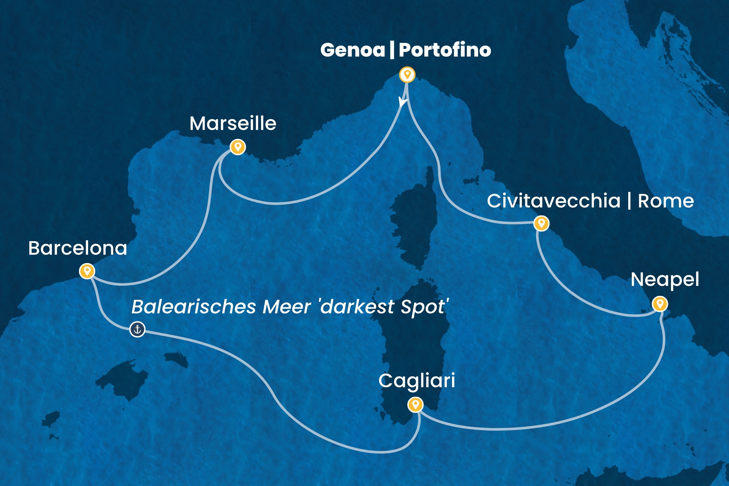 Westliches Mittelmeer ab Genua | Portofino