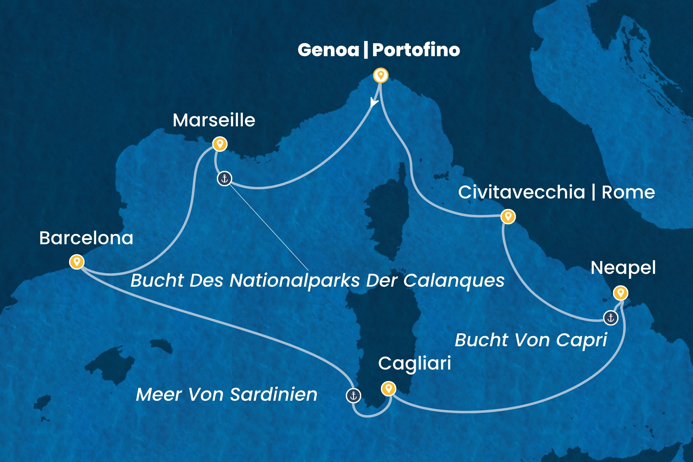 Westliches Mittelmeer ab Genua | Portofino