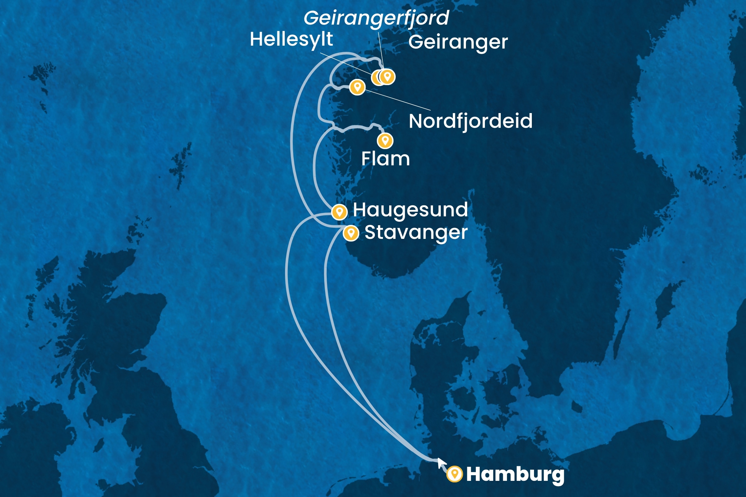 Nordeuropa und Fjorde ab Hamburg