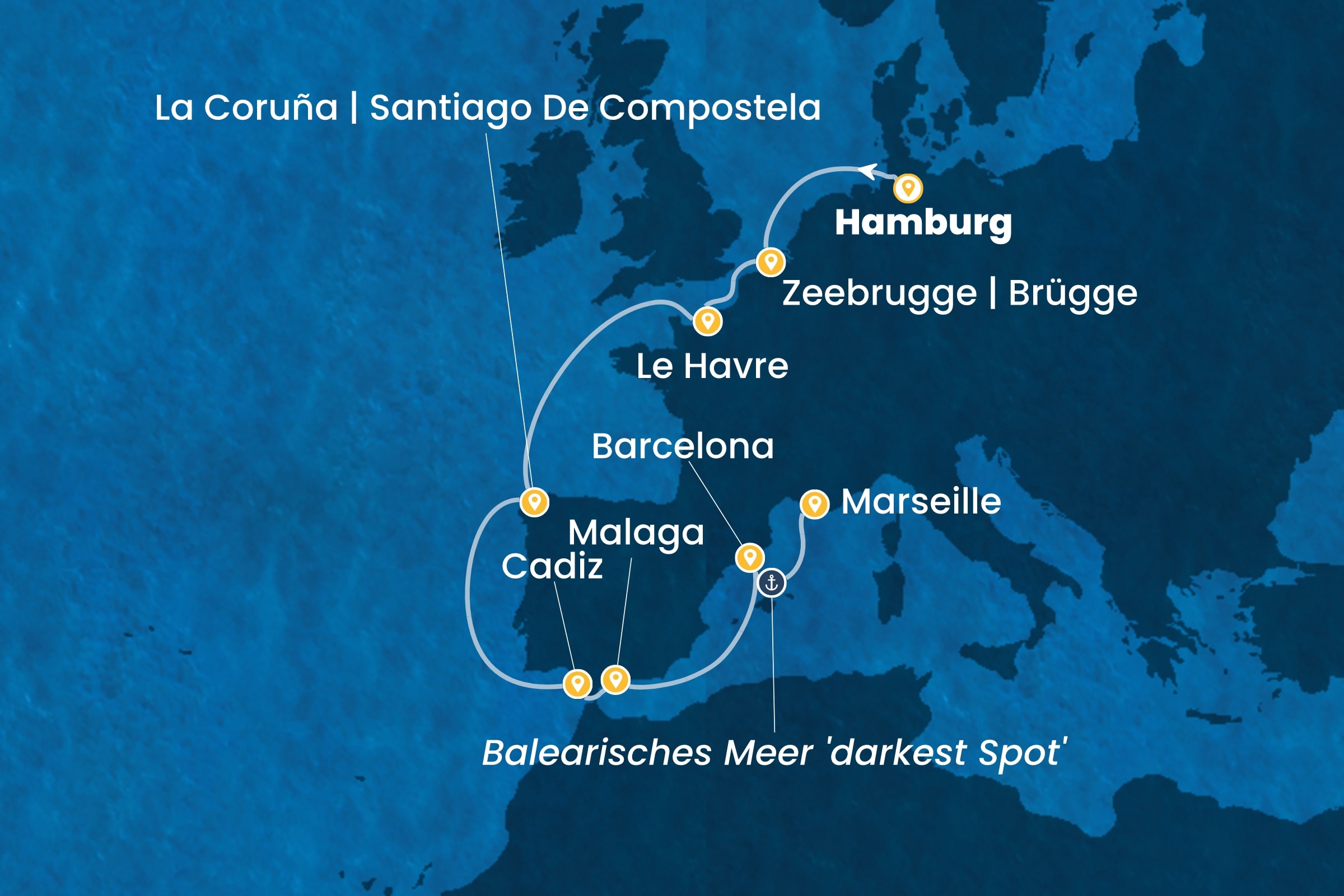 Ozean-Kreuzfahrten ab Hamburg