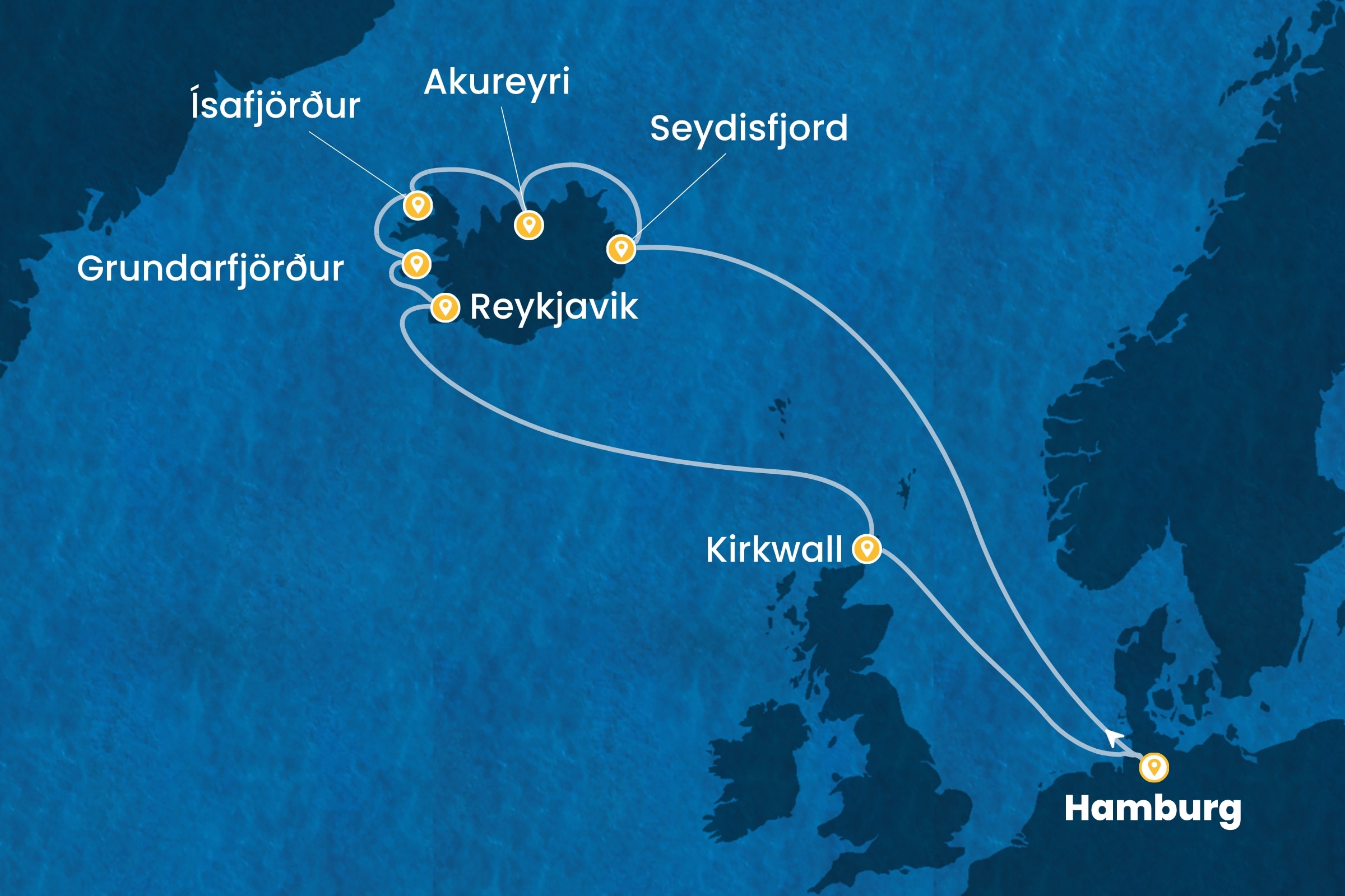 Nordeuropa und Fjorde ab Hamburg
