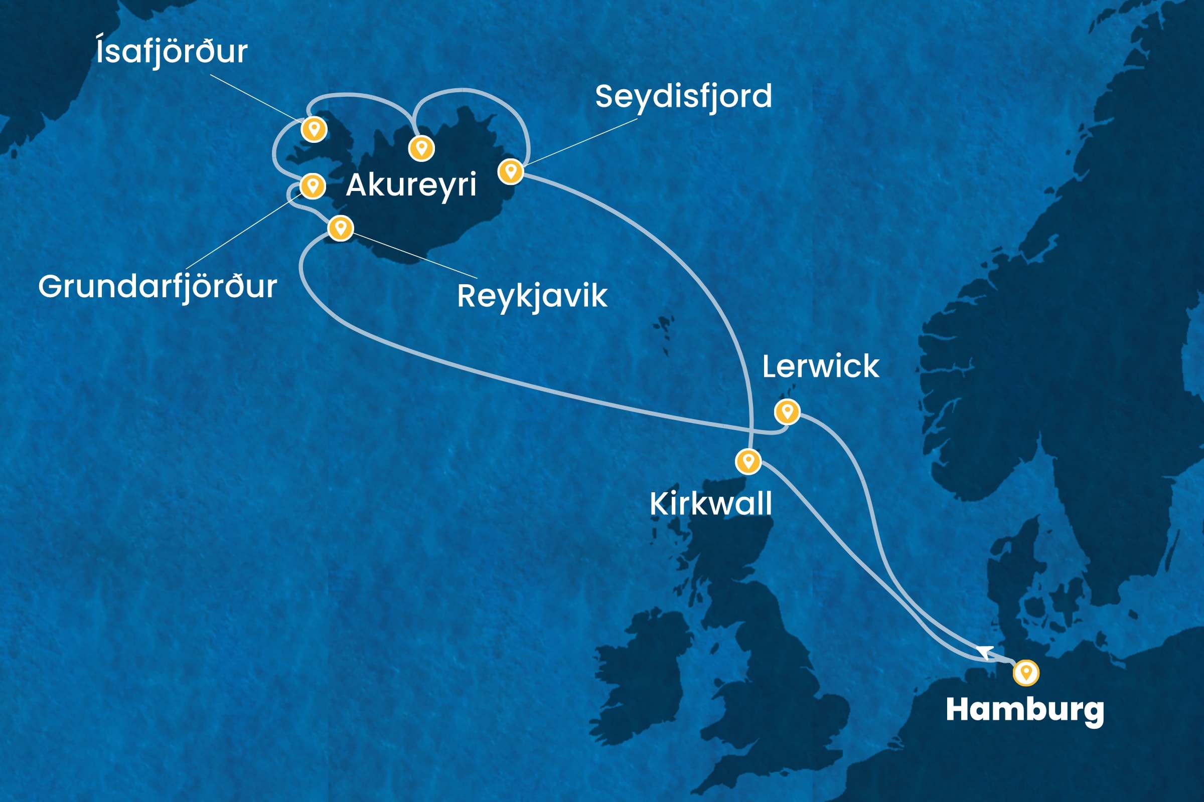 Nordeuropa und Fjorde ab Hamburg