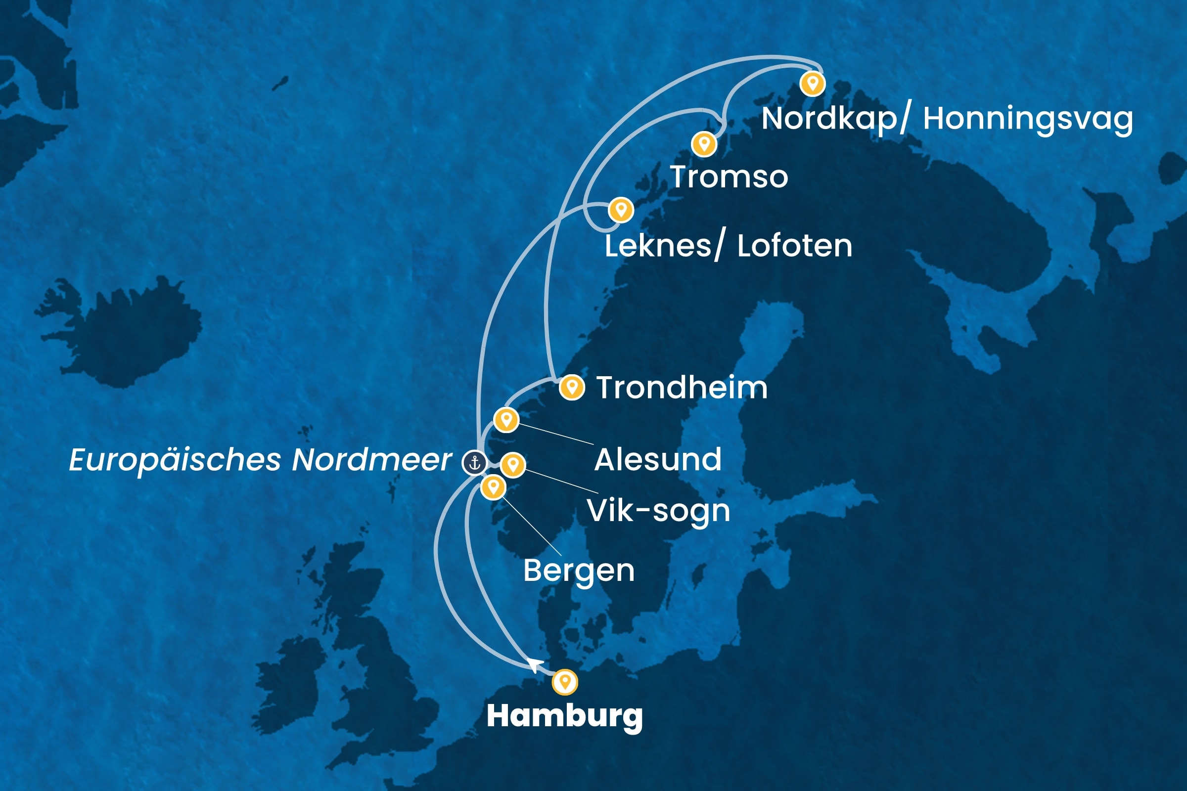 Nordeuropa und Fjorde ab Hamburg