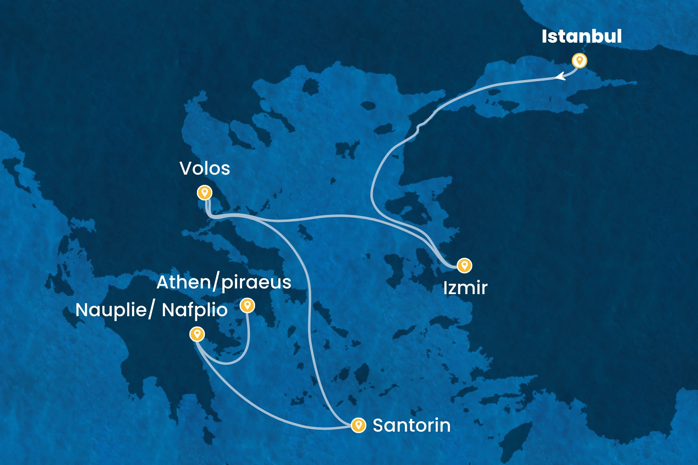 Östliches Mittelmeer ab Istanbul