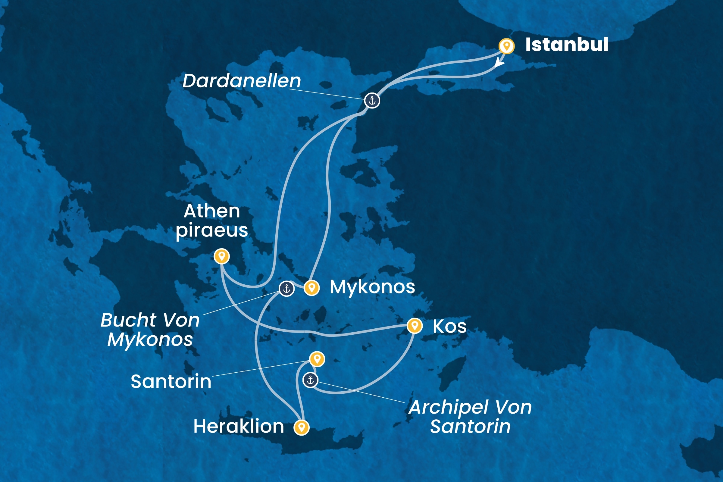 Östliches Mittelmeer ab Istanbul