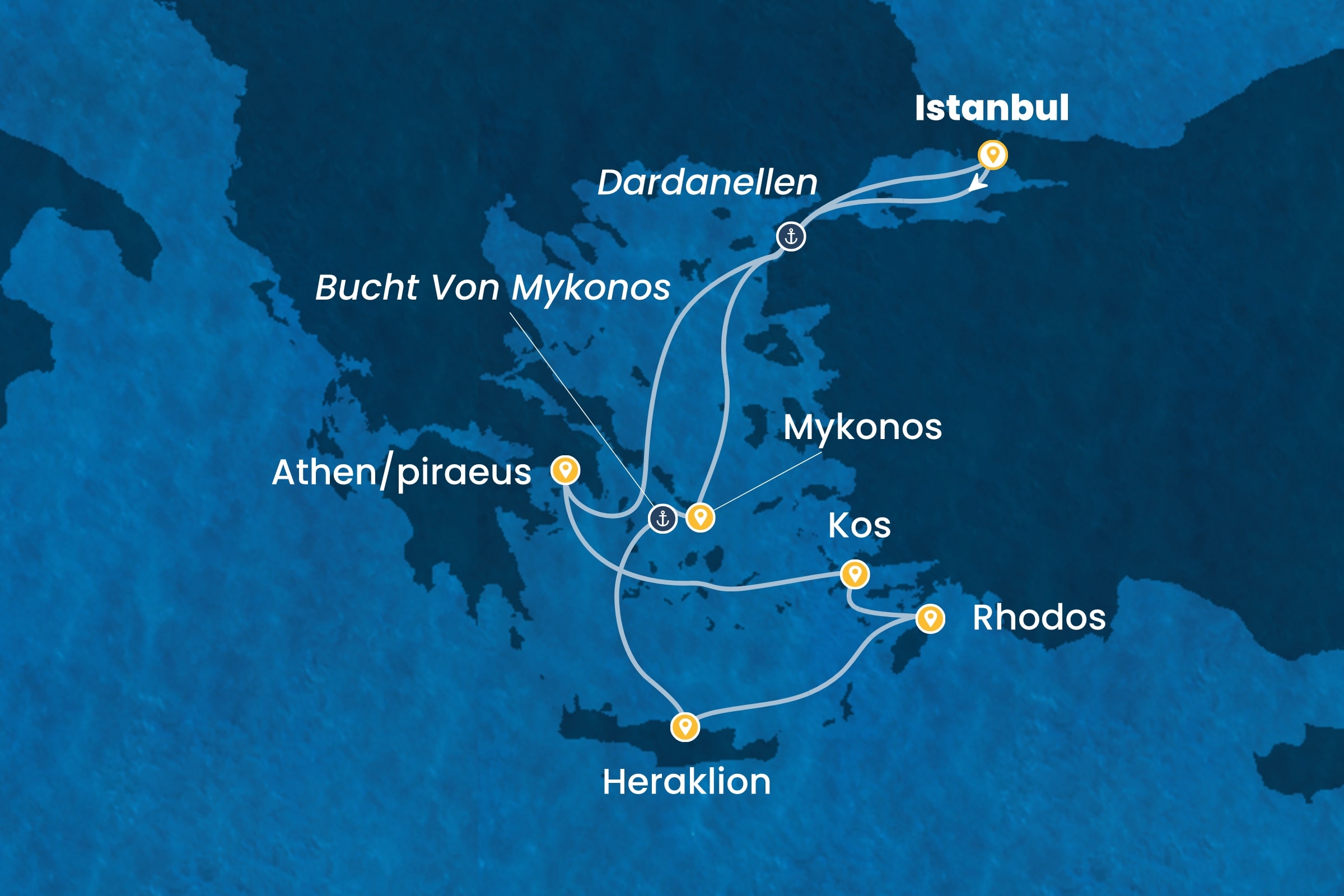 Östliches Mittelmeer ab Istanbul