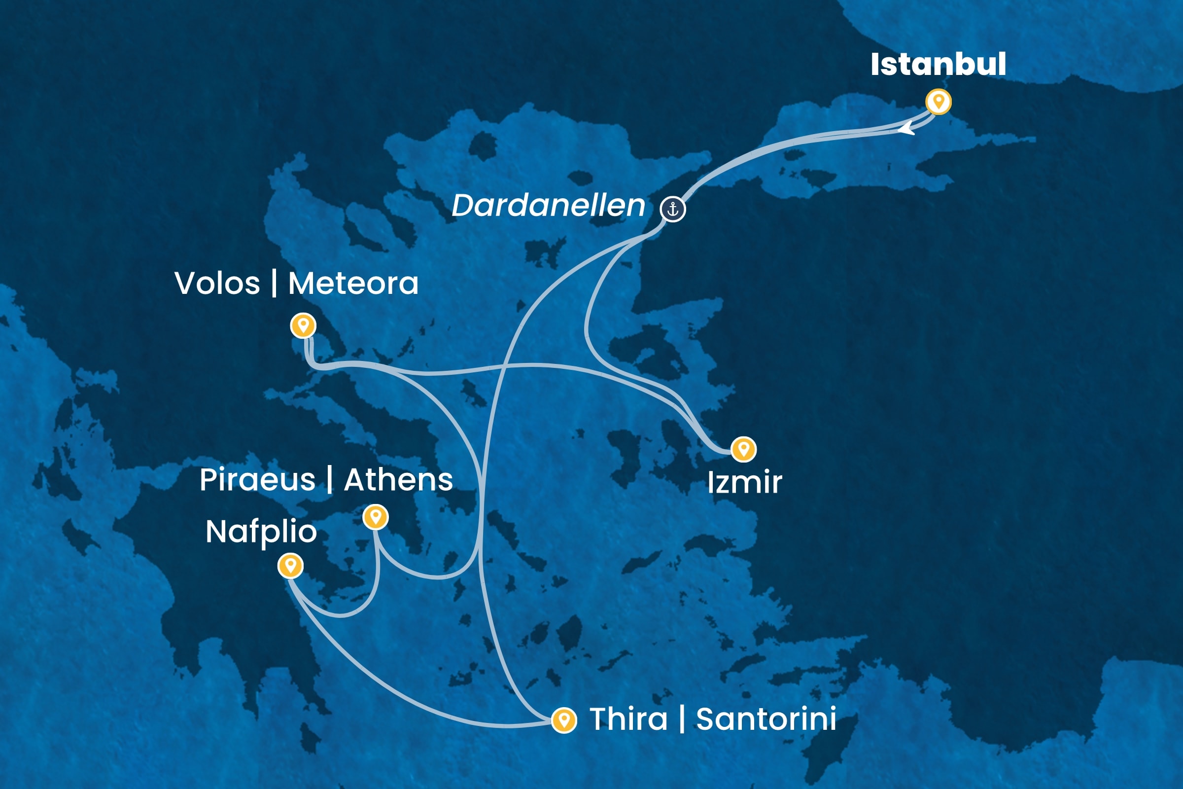 Östliches Mittelmeer ab Istanbul