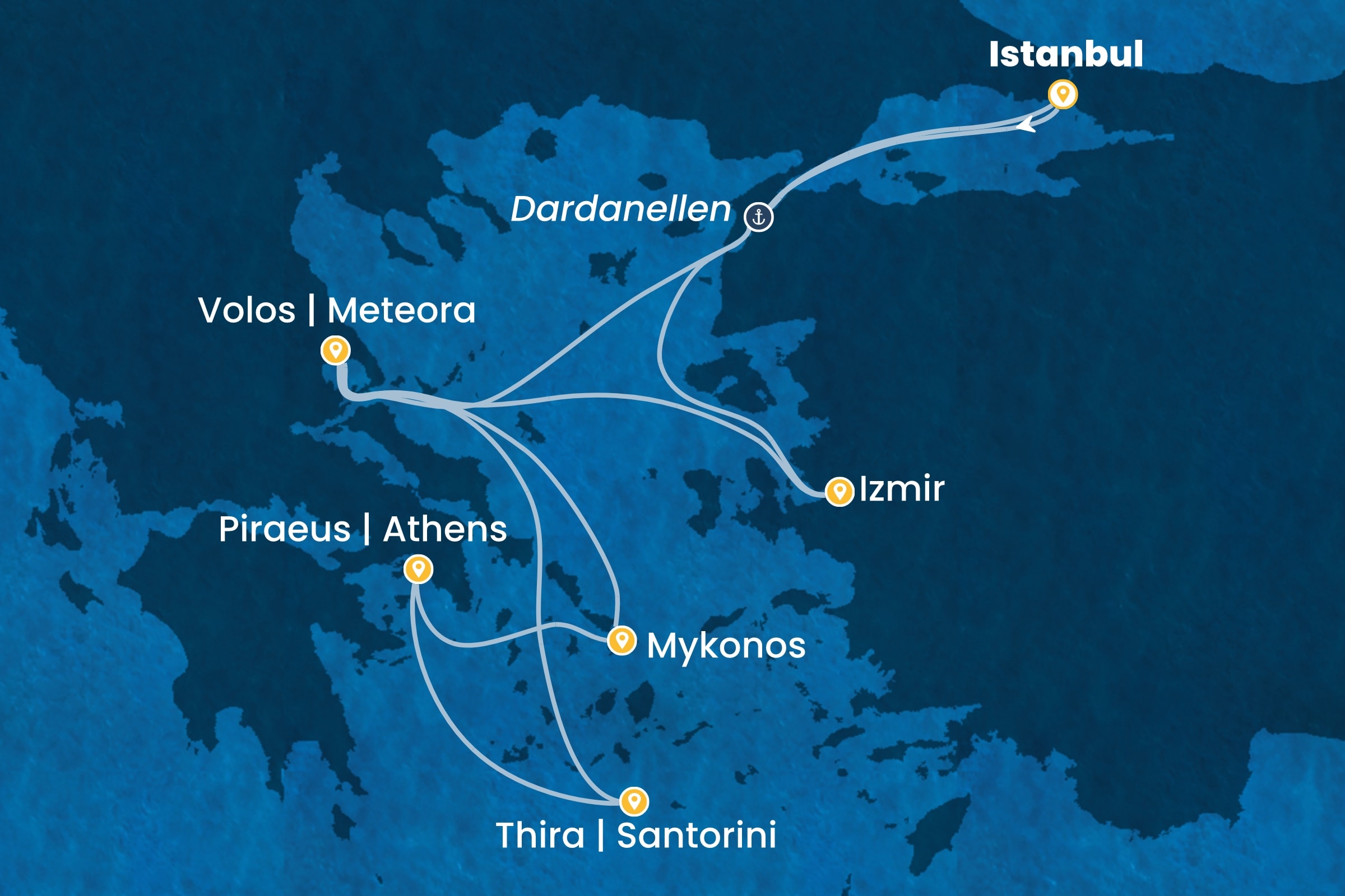 Östliches Mittelmeer ab Istanbul