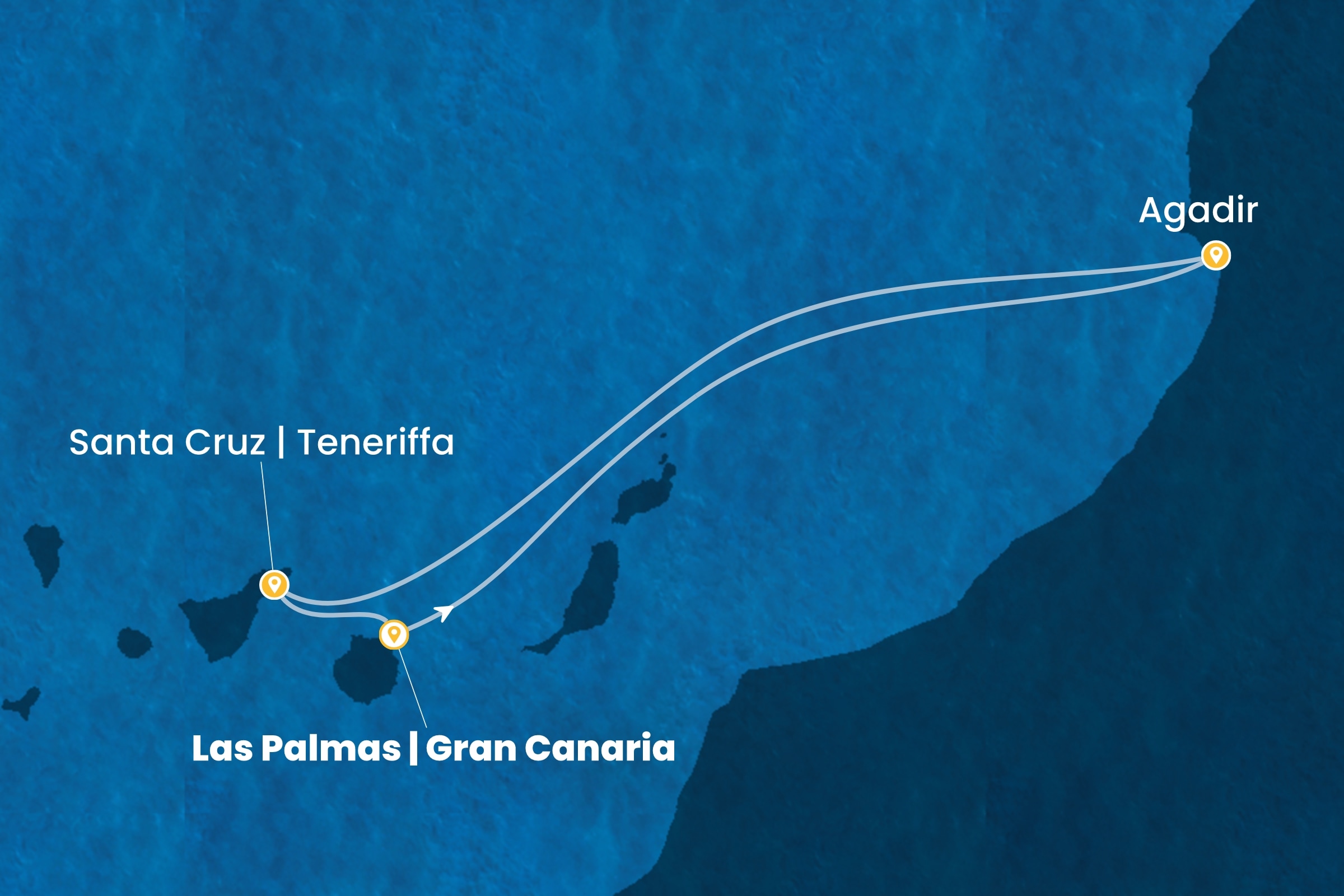 Kanarische Inseln und afrikanische Küste ab Las Palmas | Gran Canaria