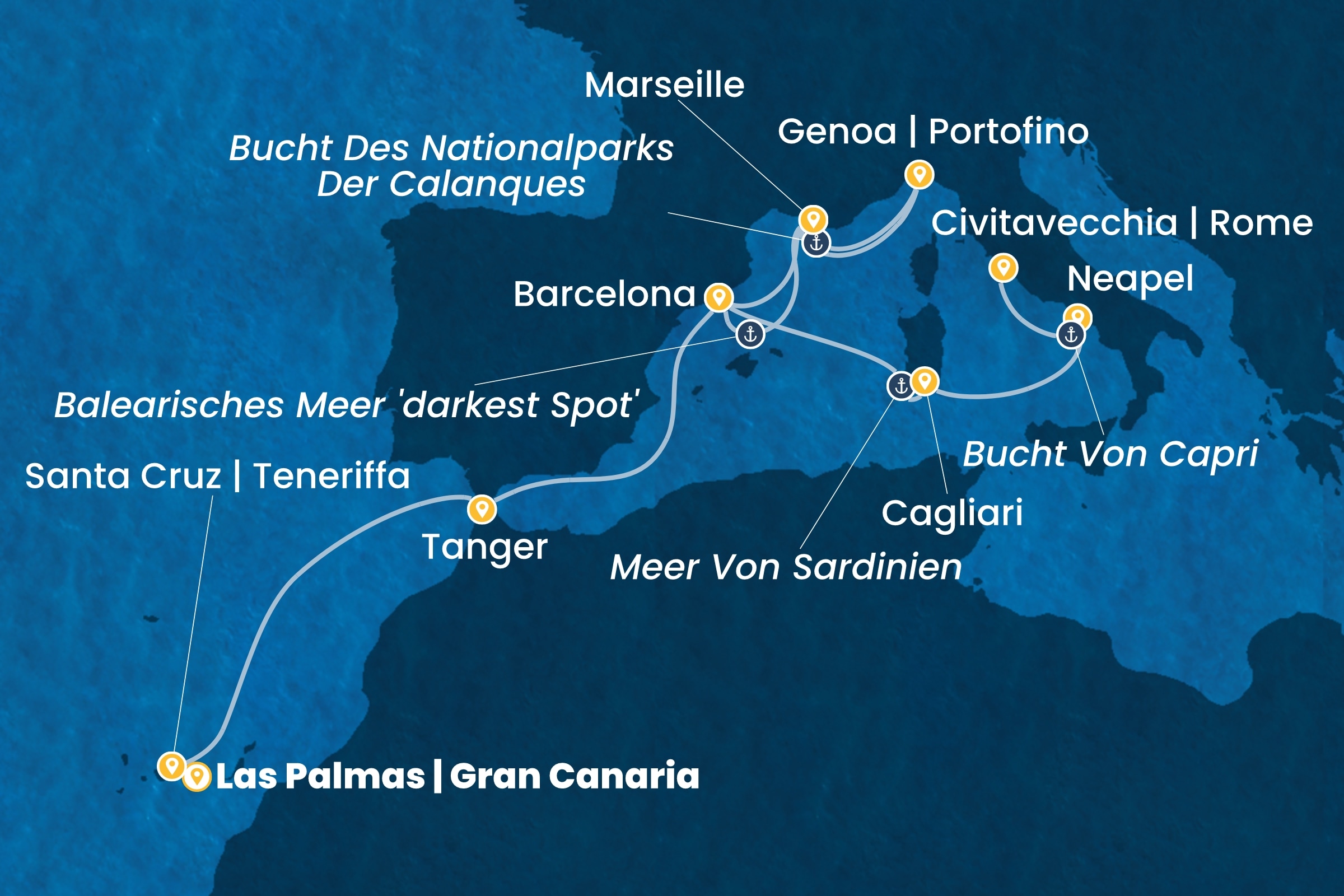 Ozean-Kreuzfahrten ab Las Palmas | Gran Canaria