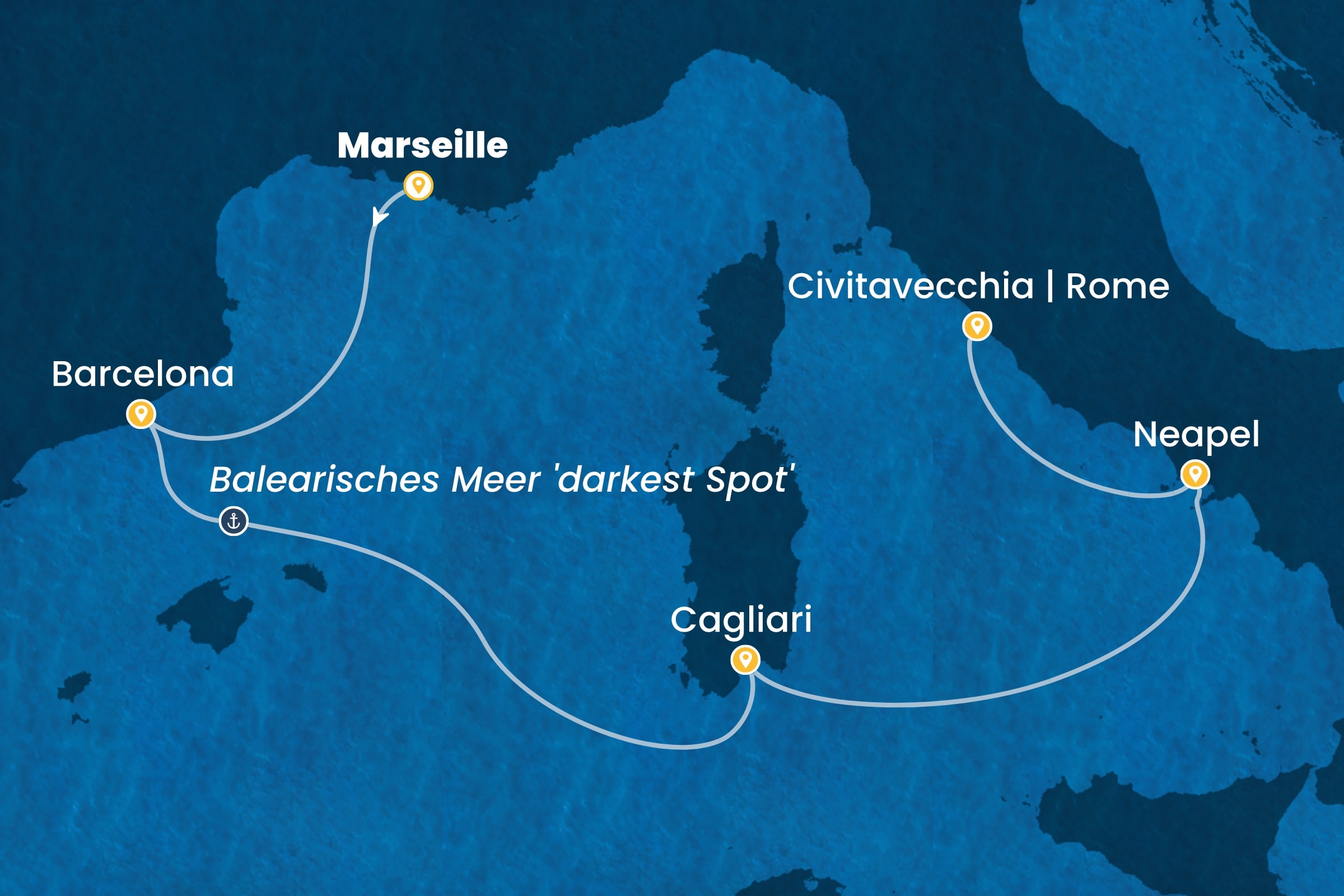 Westliches Mittelmeer ab Marseille
