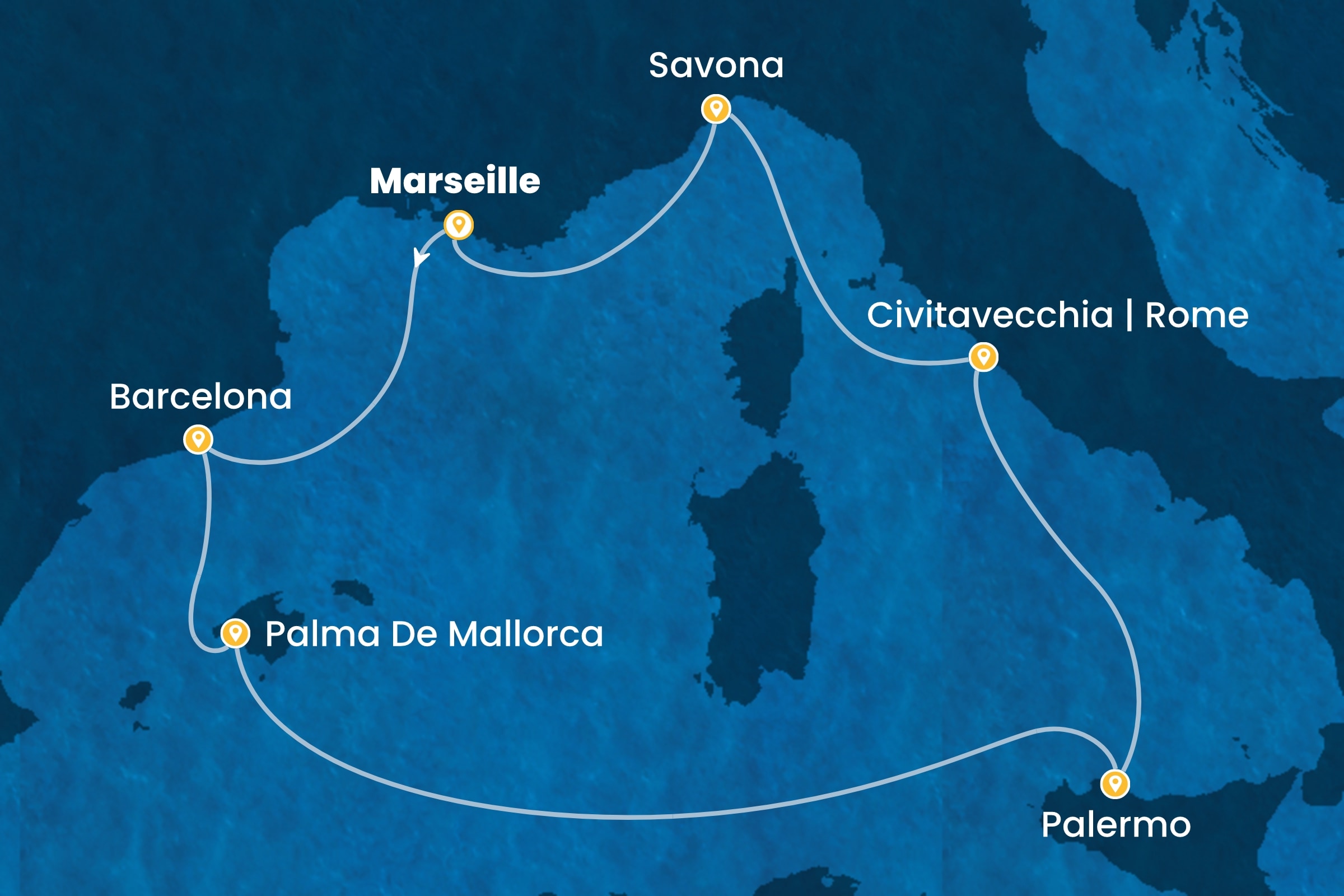 Westliches Mittelmeer ab Marseille