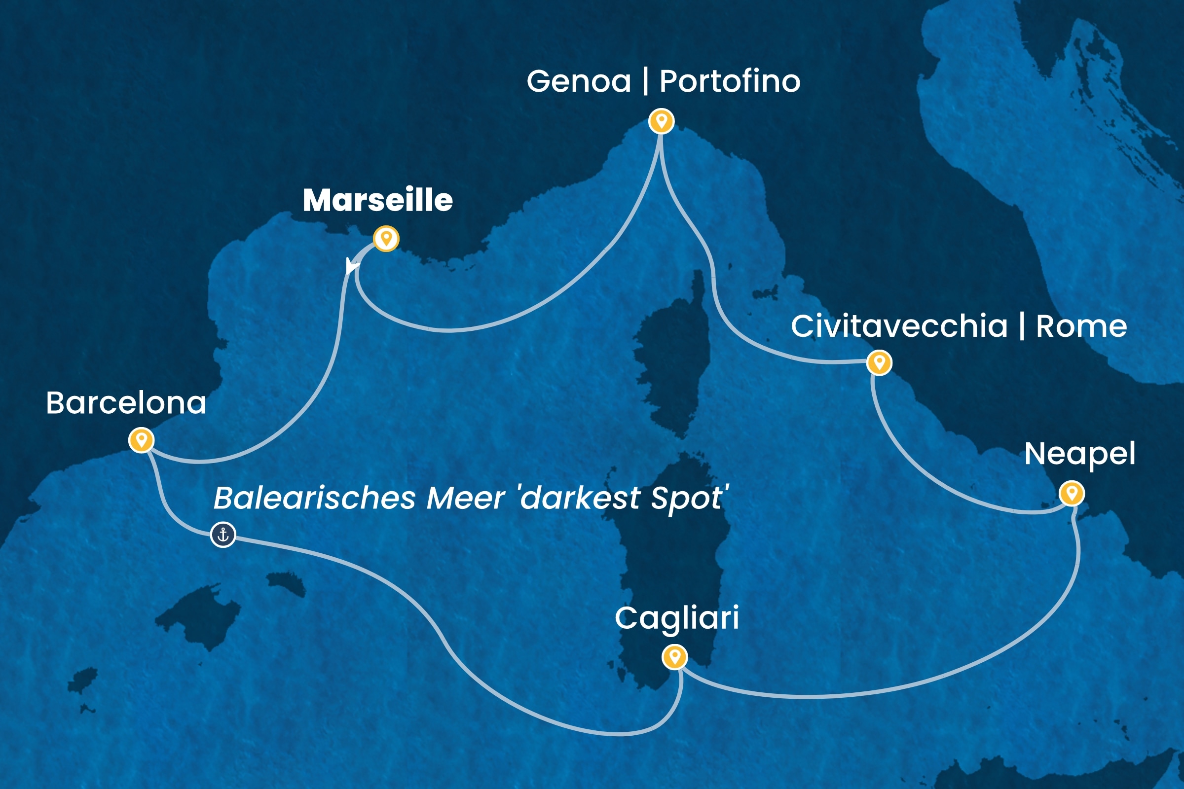 Westliches Mittelmeer ab Marseille
