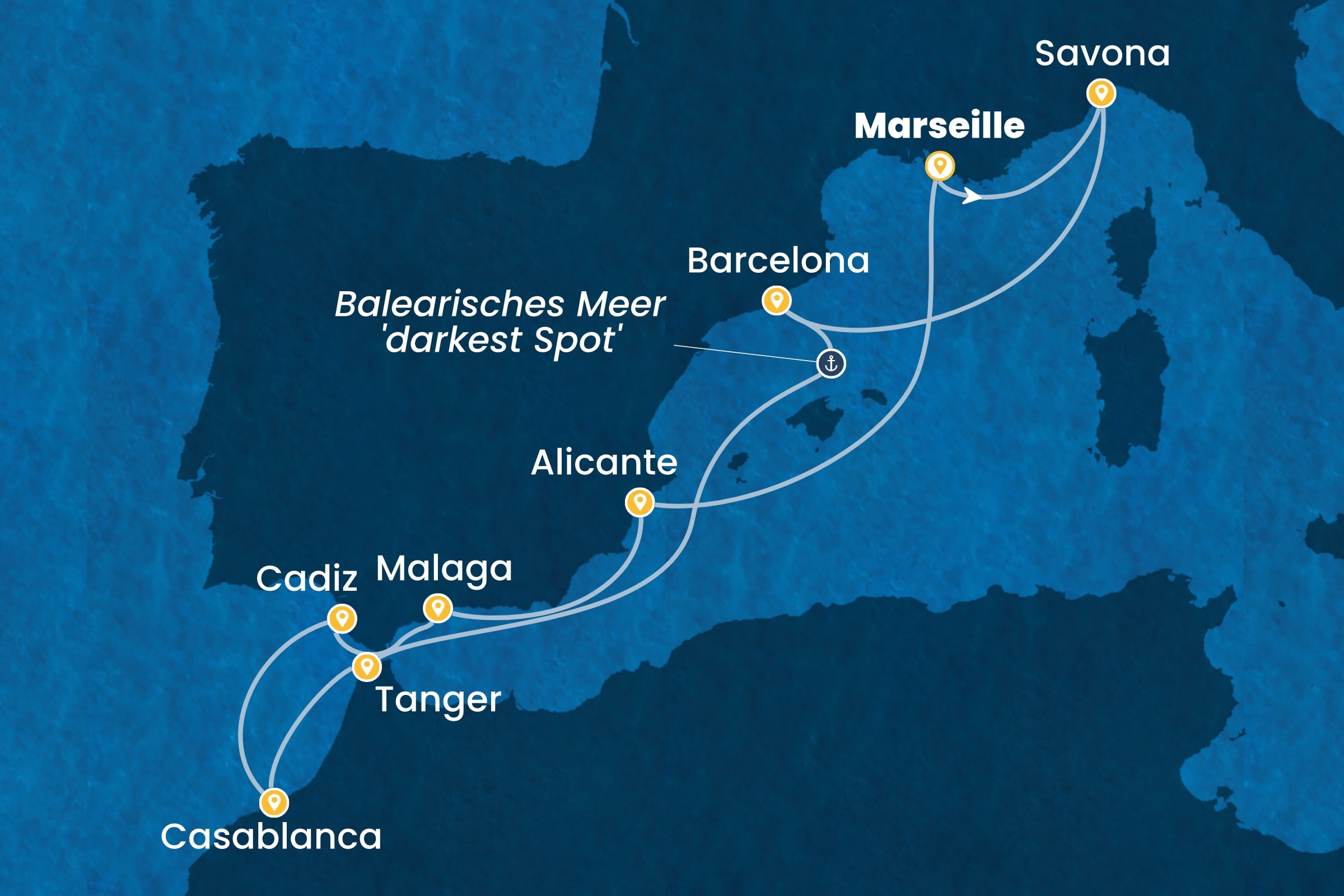 Westliches Mittelmeer ab Marseille