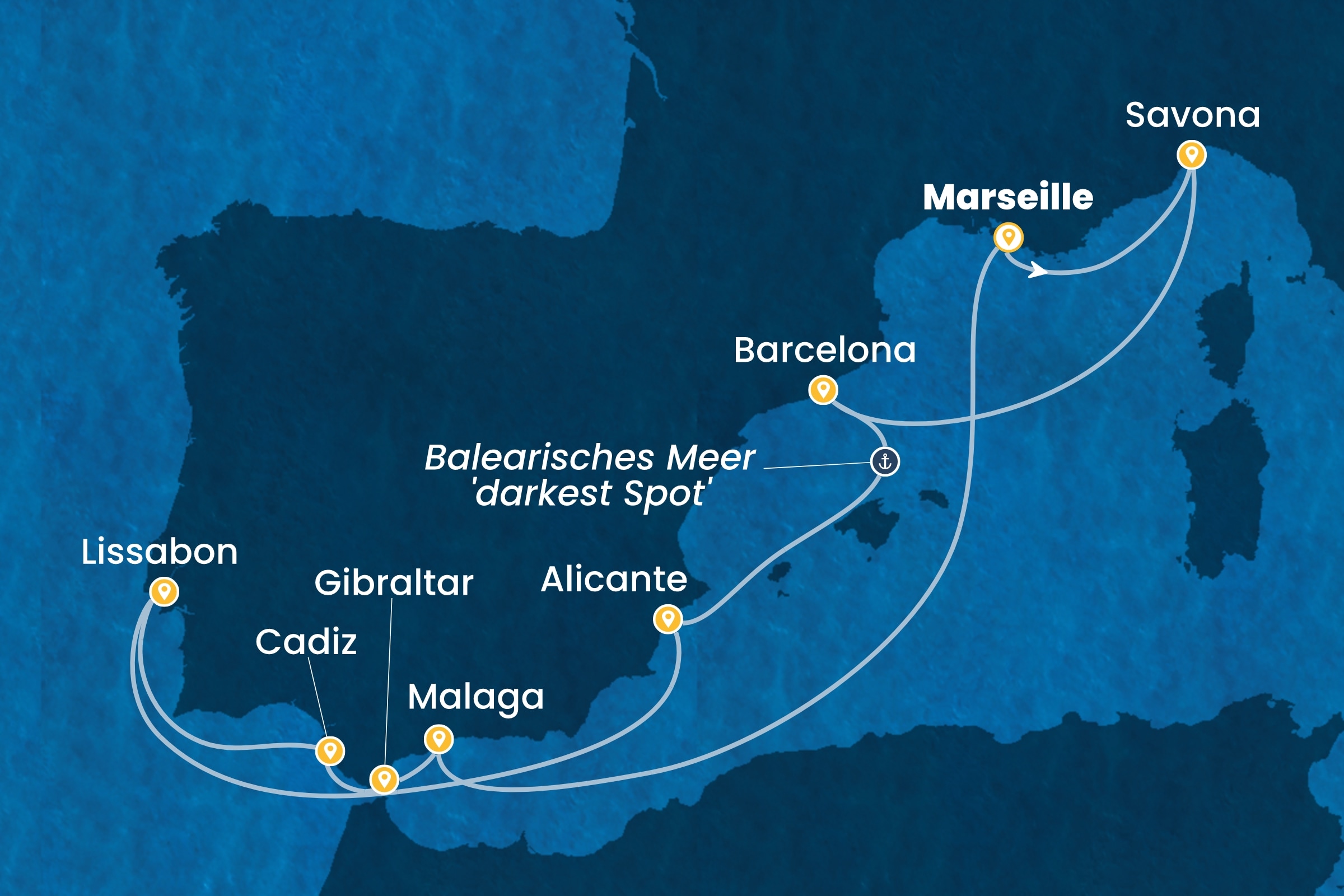 Westliches Mittelmeer ab Marseille