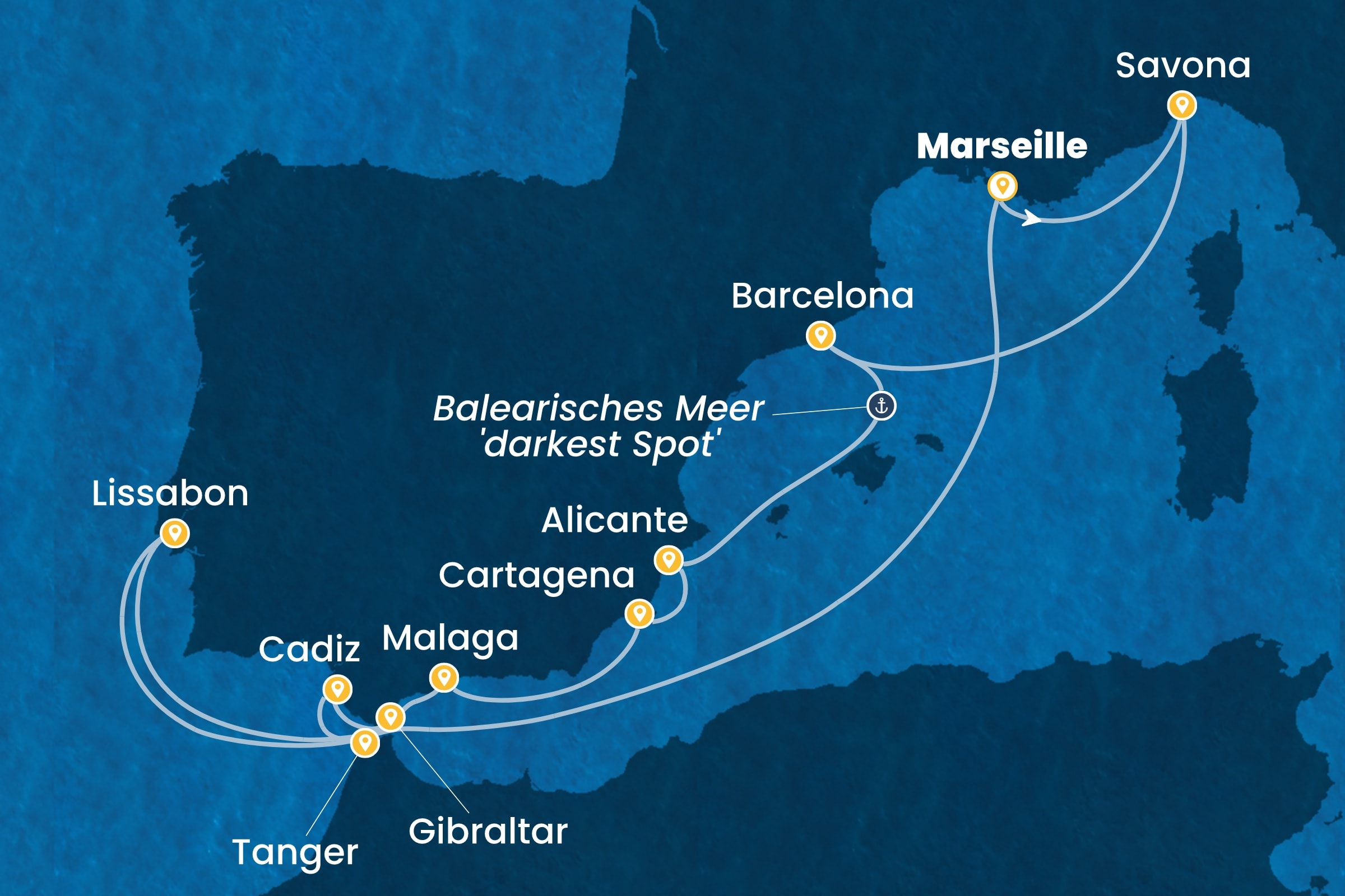 Westliches Mittelmeer ab Marseille
