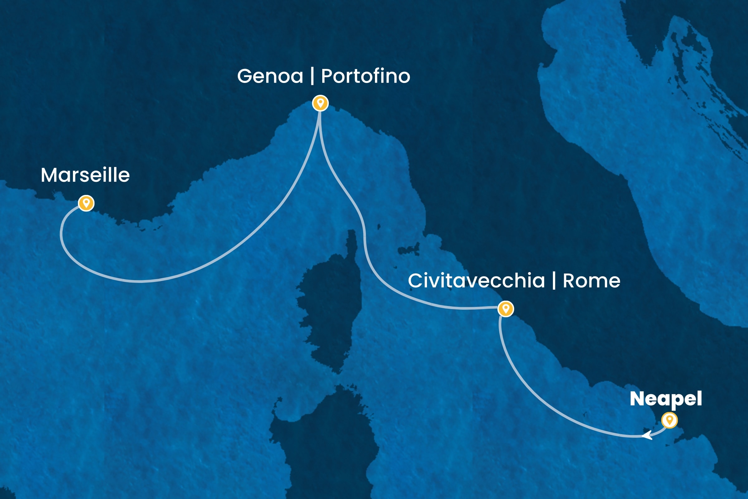 Westliches Mittelmeer ab Neapel