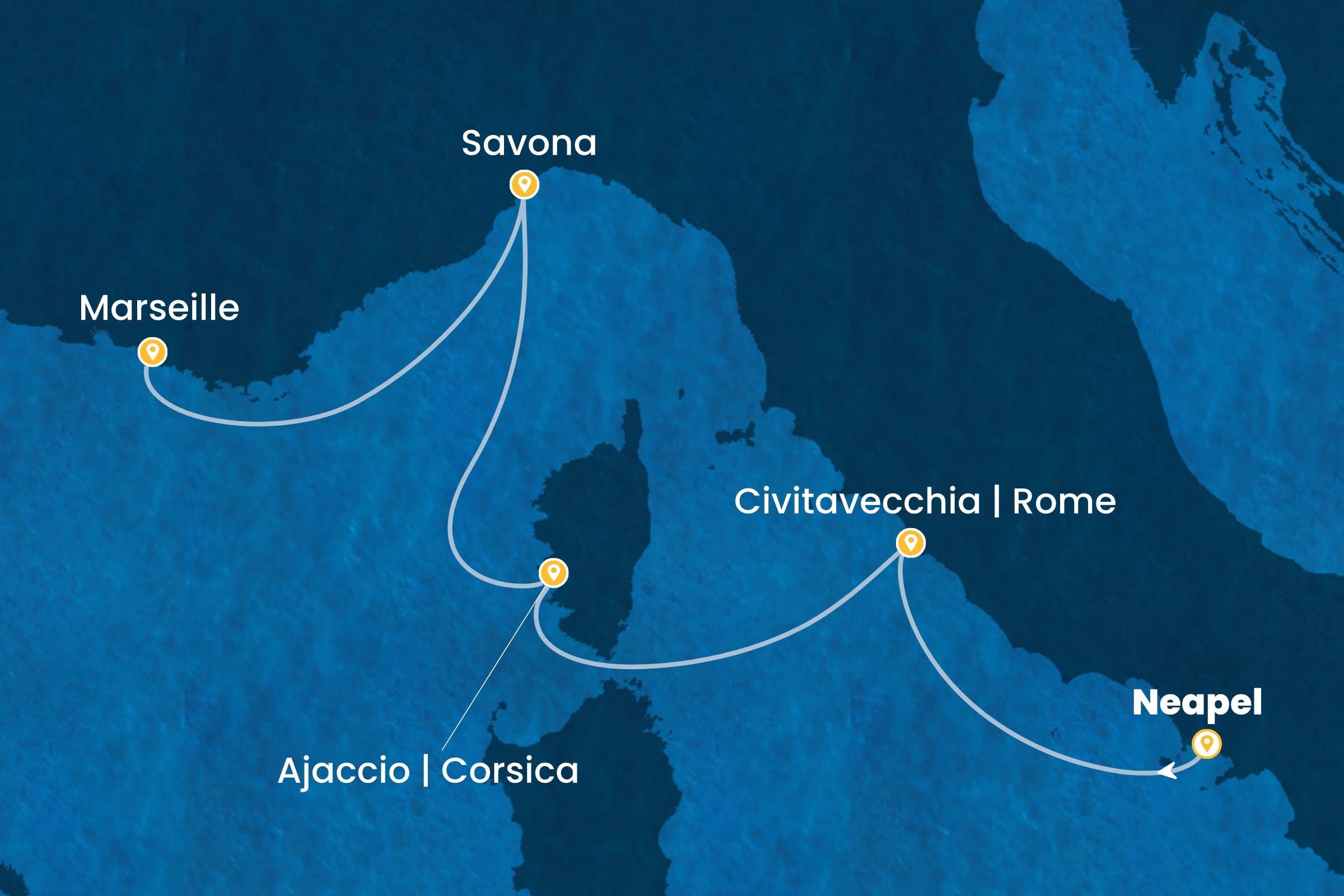 Westliches Mittelmeer ab Neapel