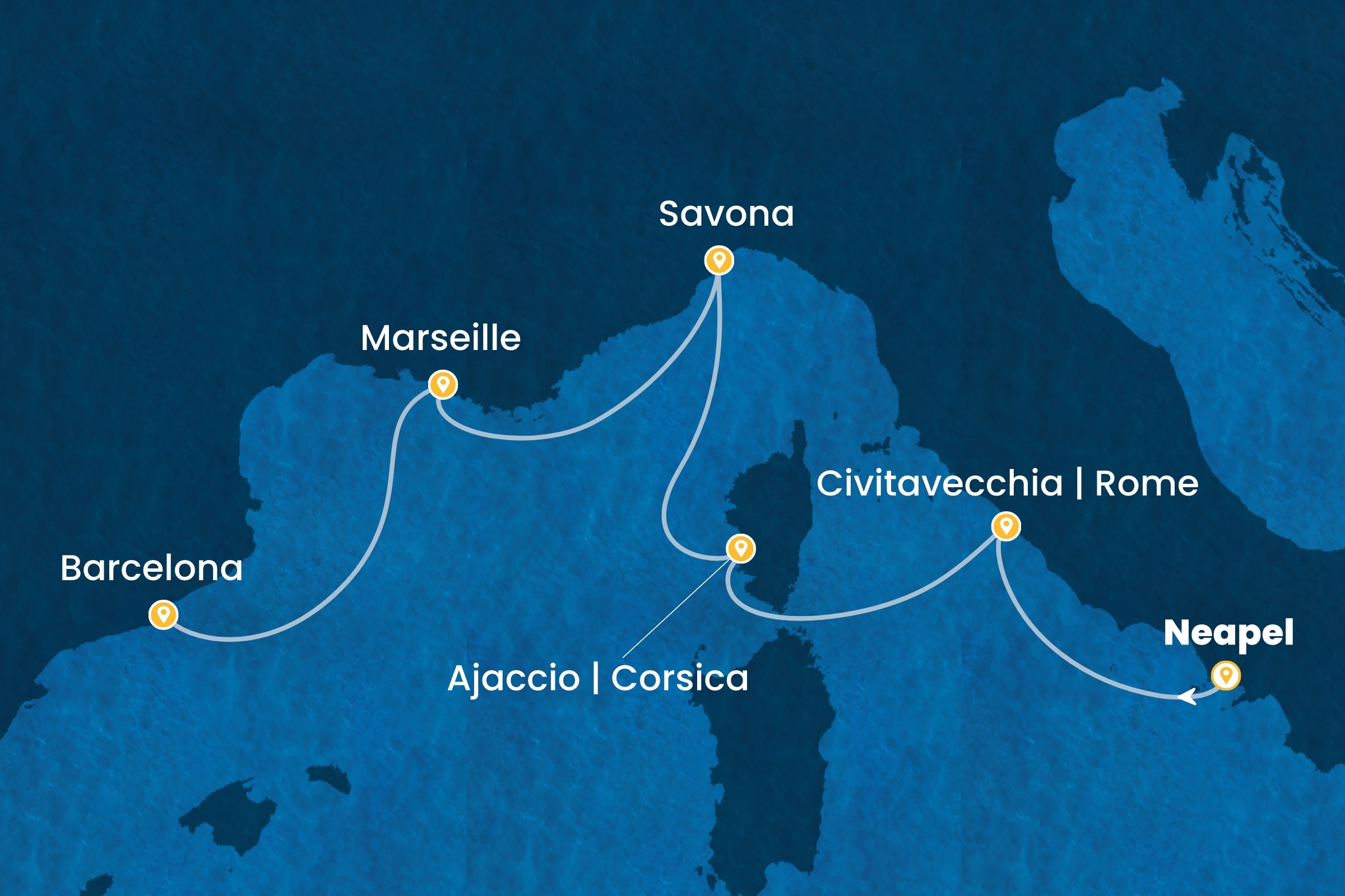 Westliches Mittelmeer ab Neapel
